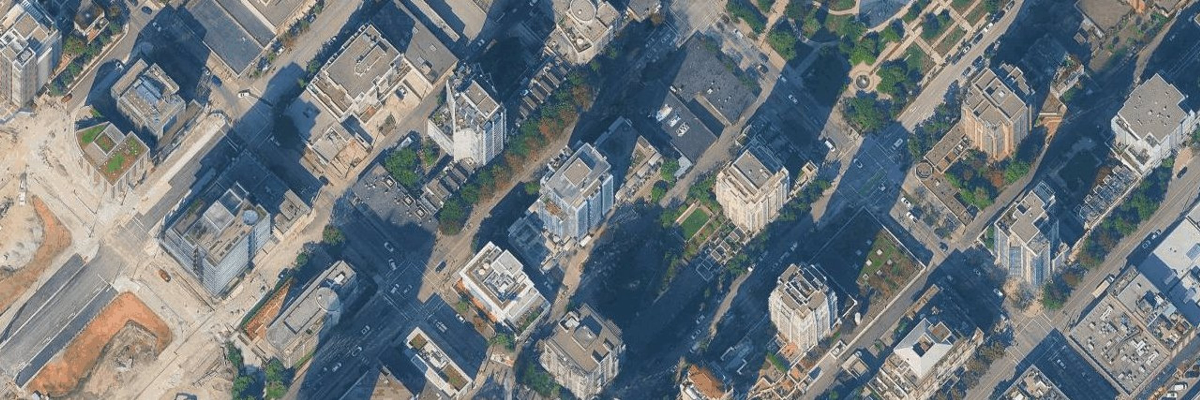 Space aerial view