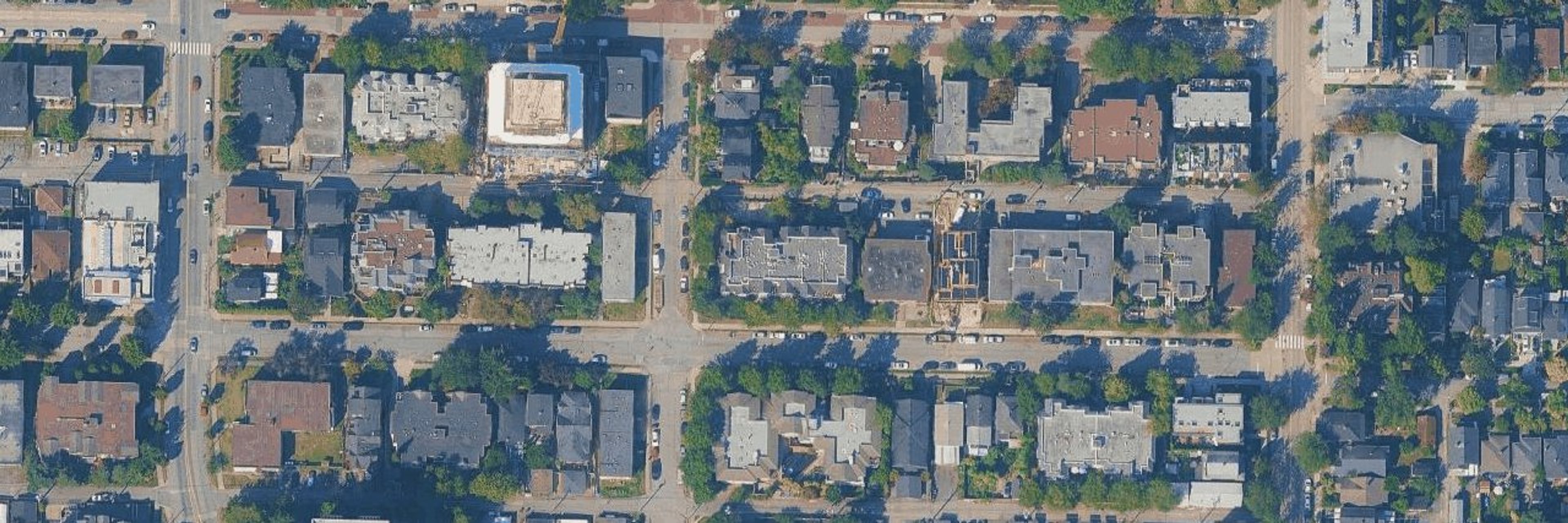 Georgia Court aerial view