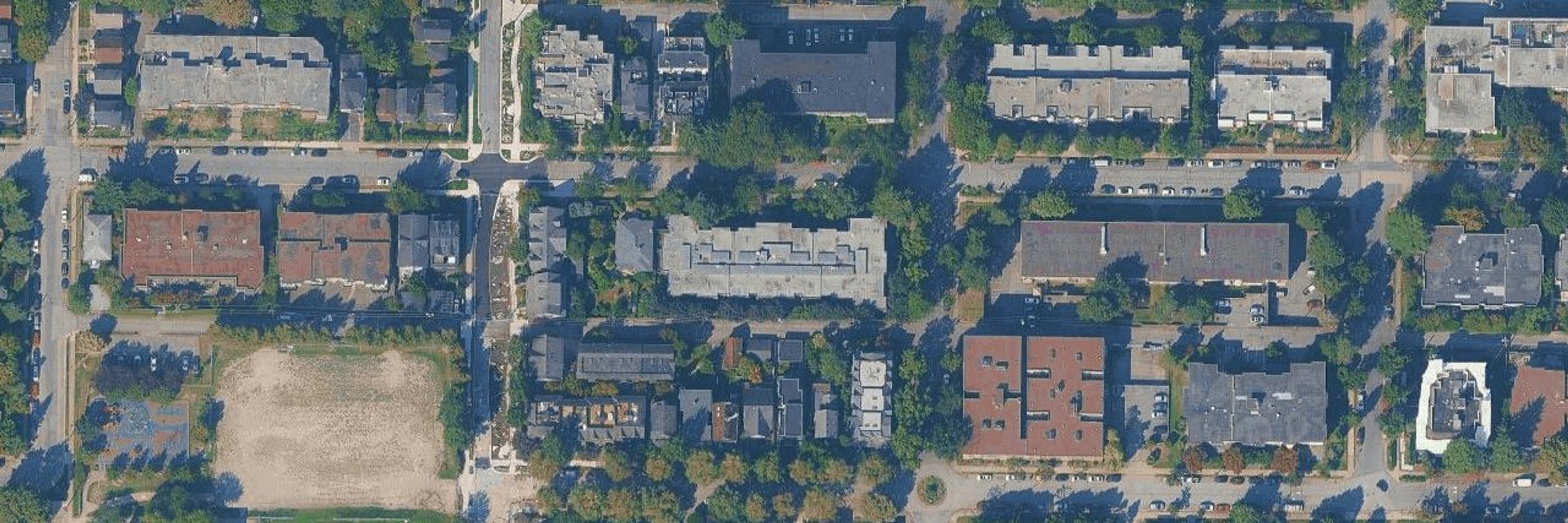 Landmark Gardens aerial view
