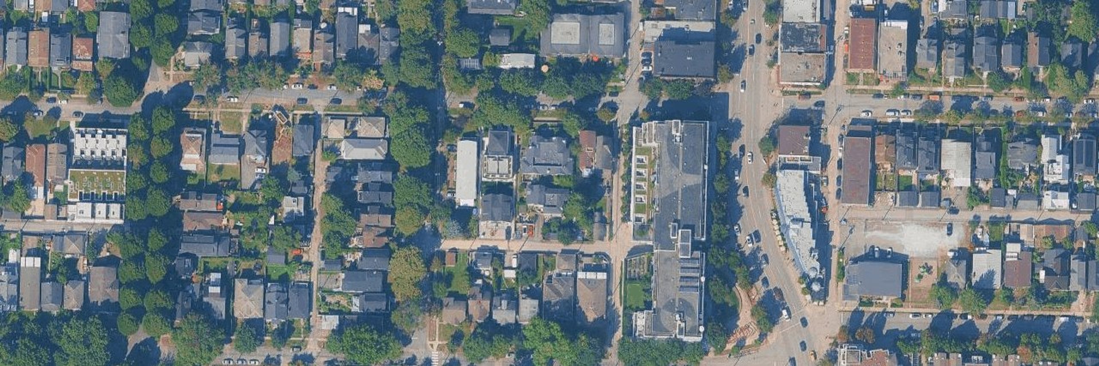 Wysteria Court aerial view