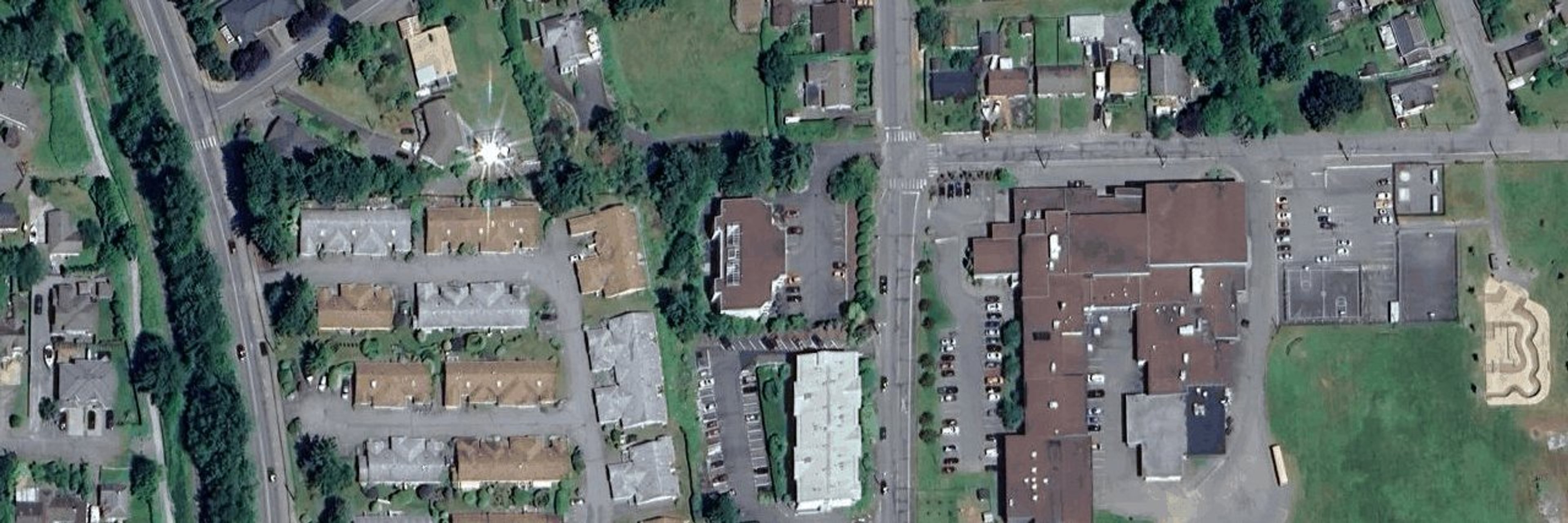 THE CHEMAINUS aerial view