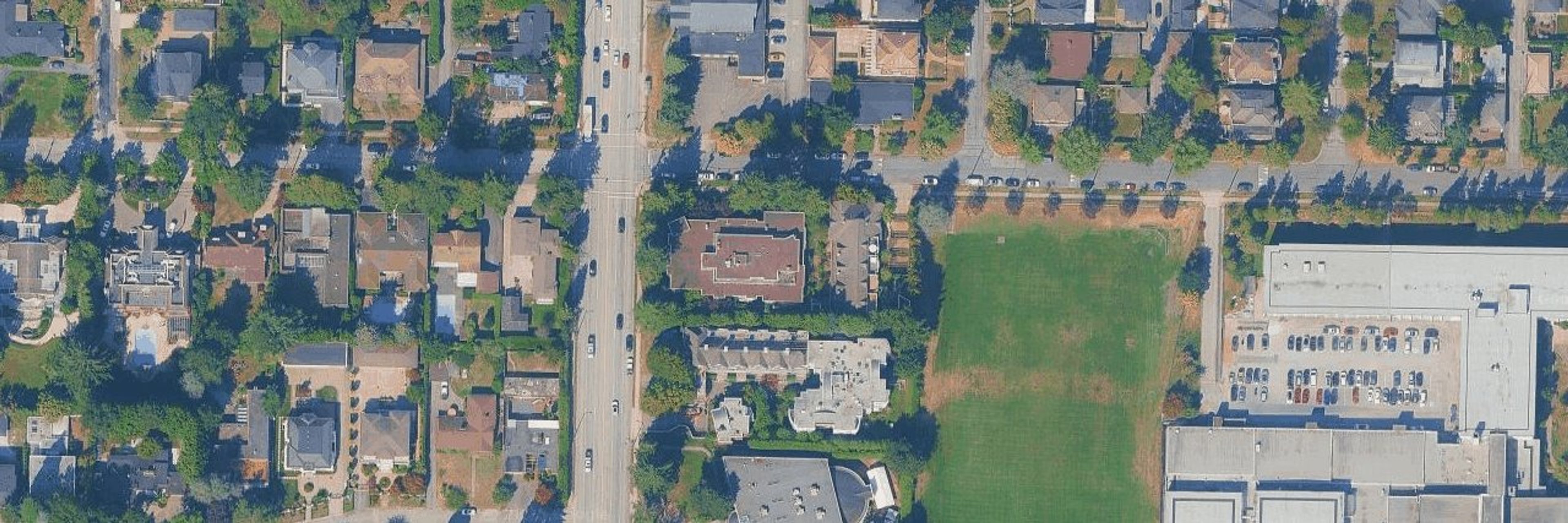 Hawthorne House aerial view