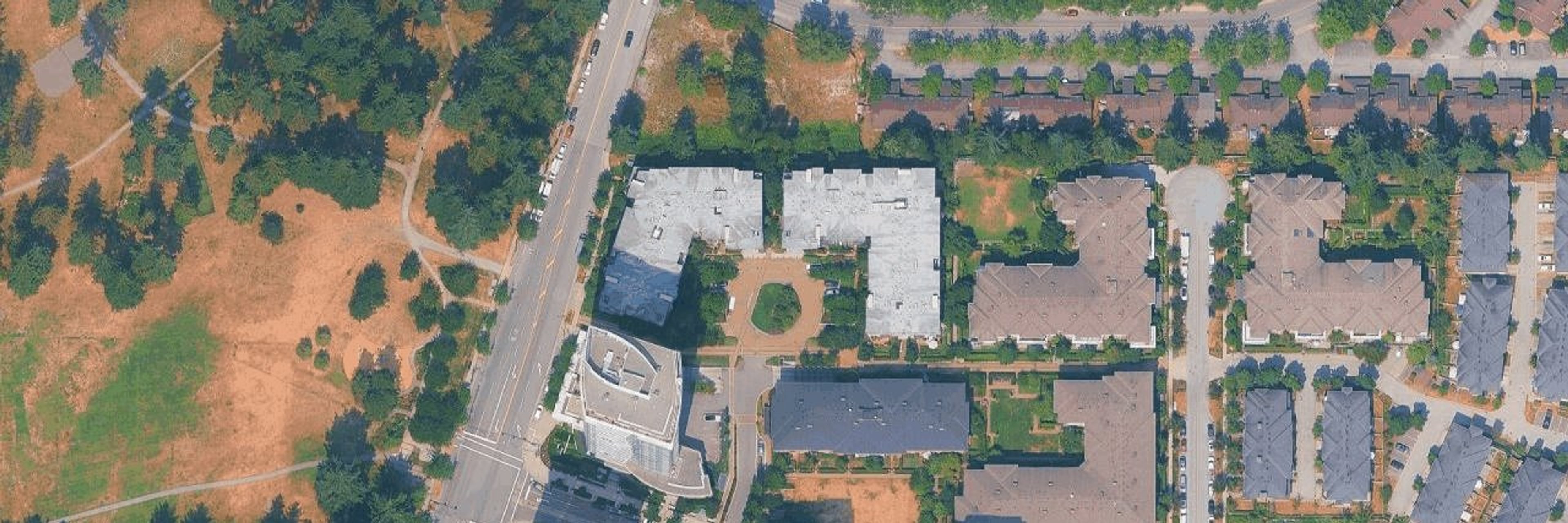 Parker House West By Polygon aerial view