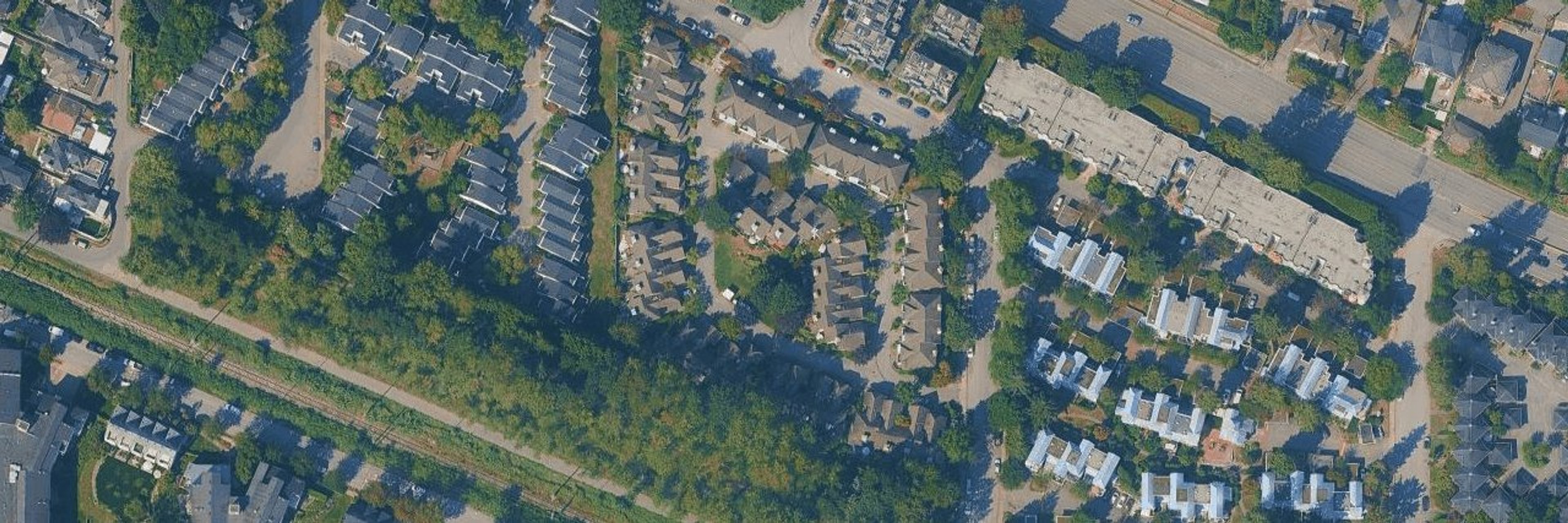Riverside Terrace aerial view