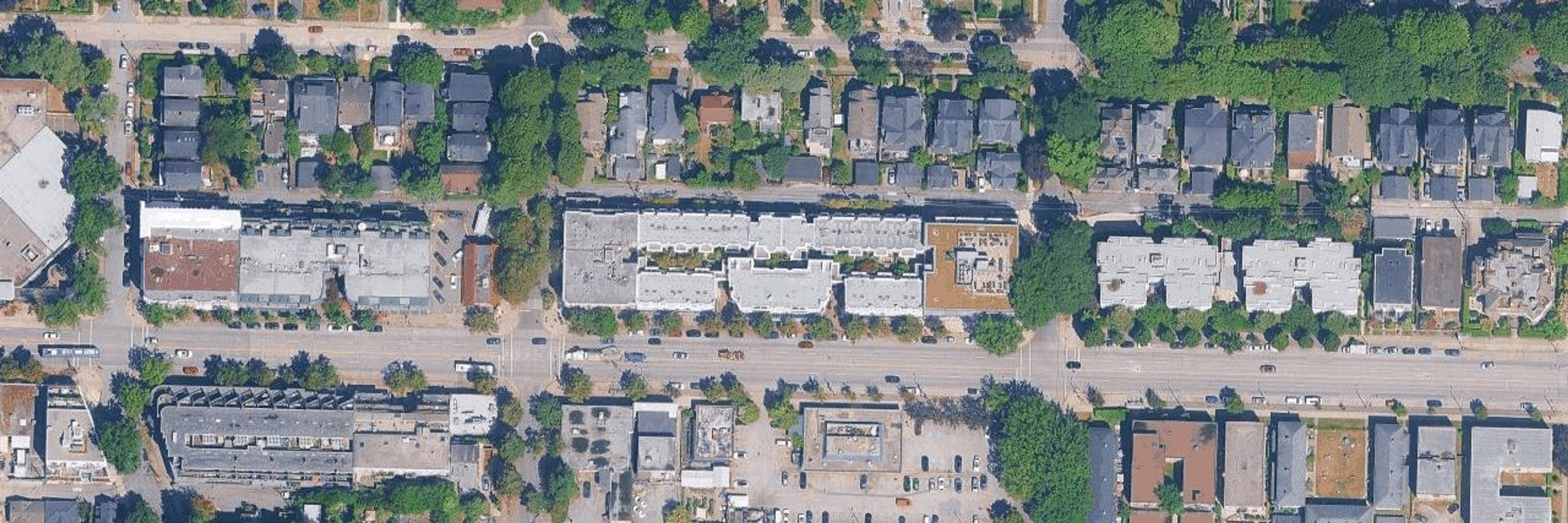 Trafalgar  Mews aerial view