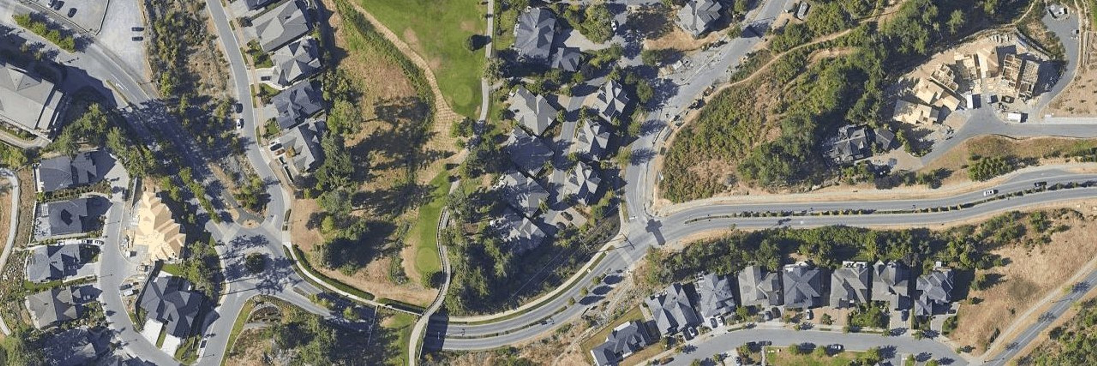 Masters on 18 aerial view