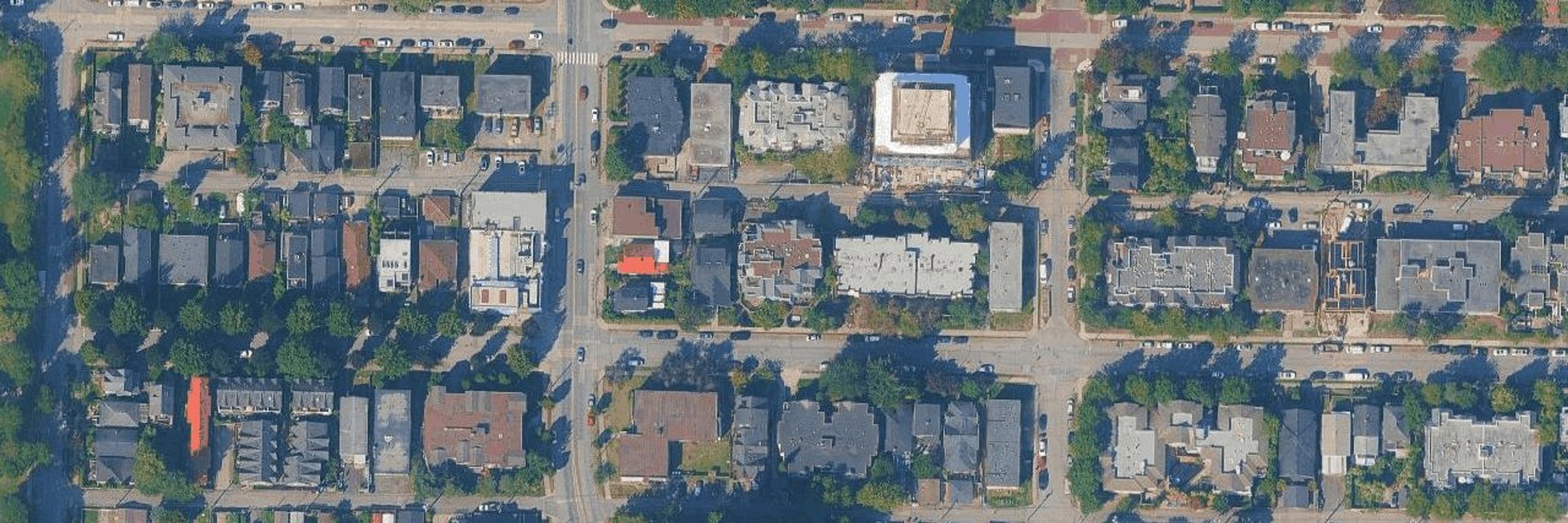 Georgia Court aerial view