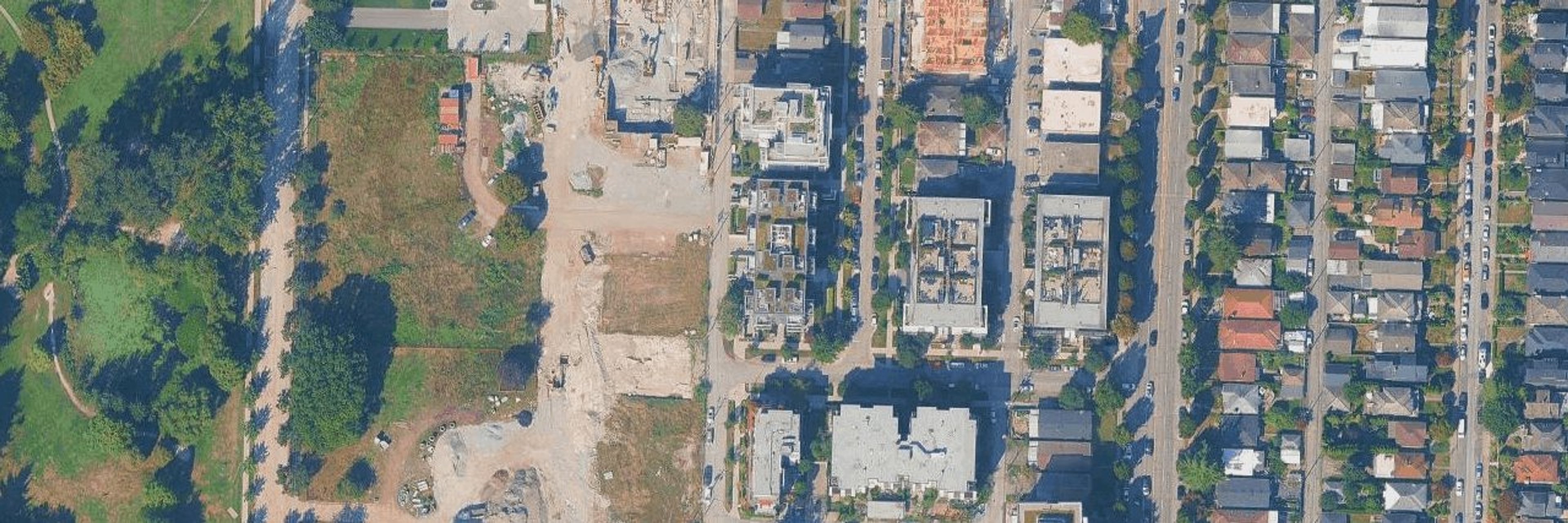 Shift aerial view
