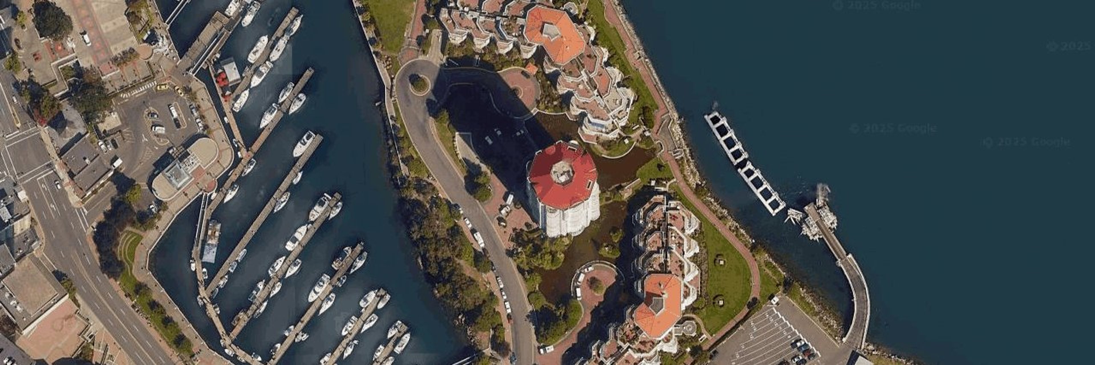 CAMERON ISLAND aerial view