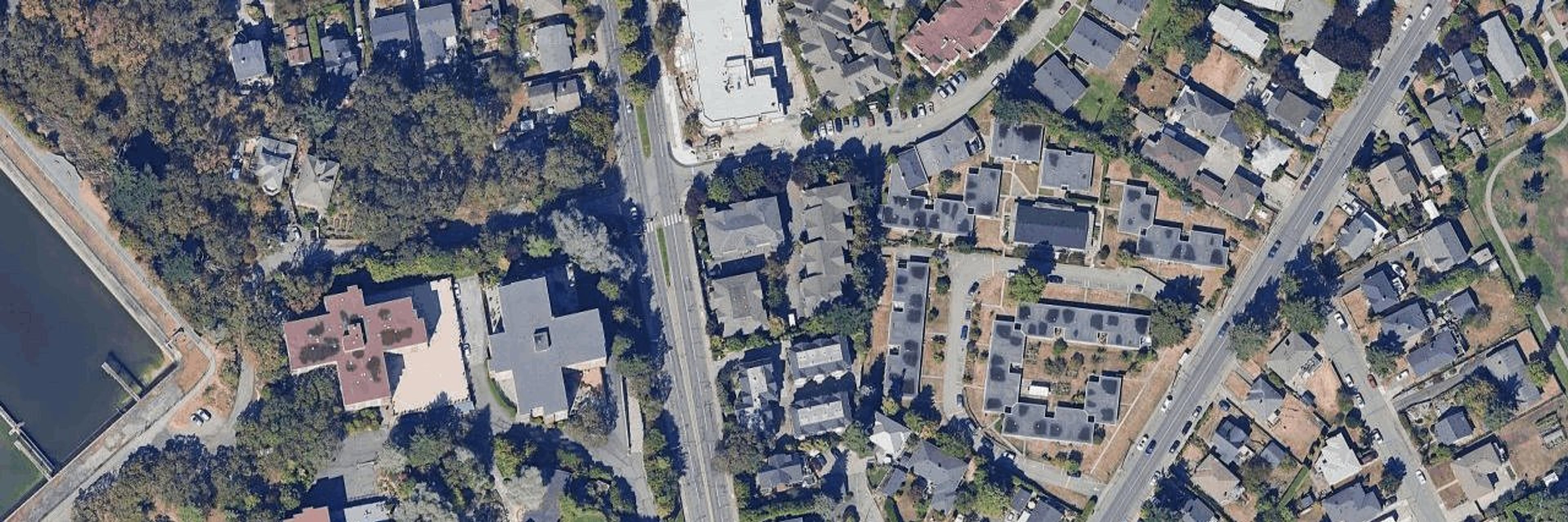 Copperwood Court aerial view