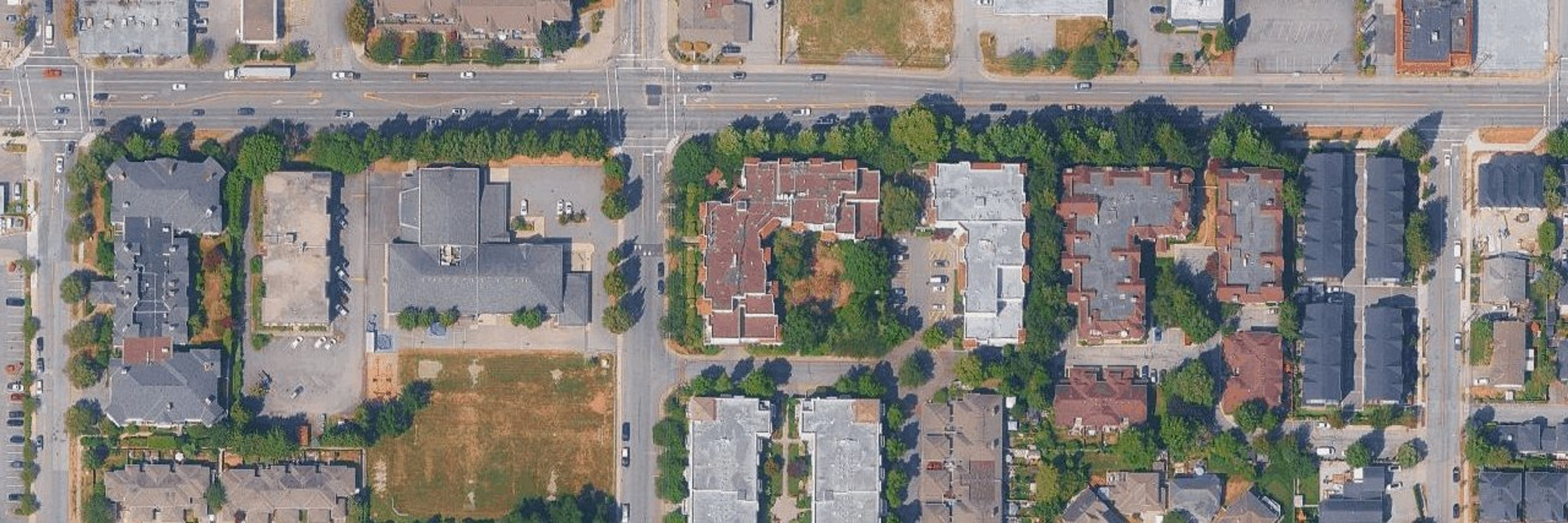 Sunningdale aerial view