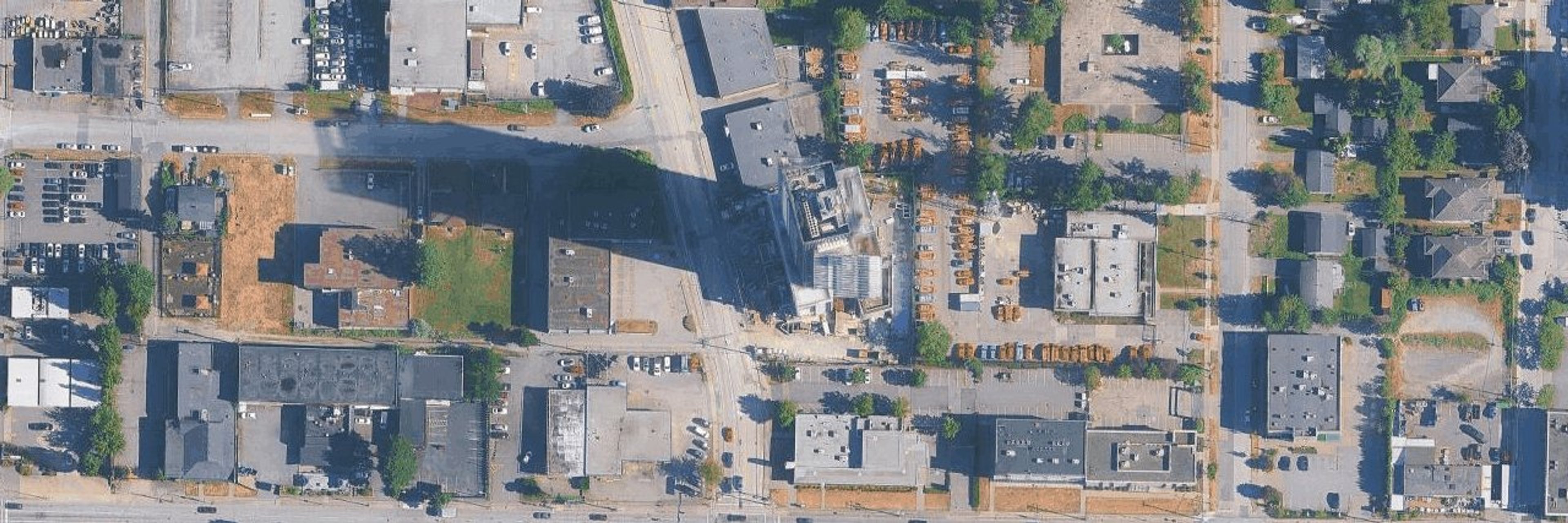 Ascent aerial view