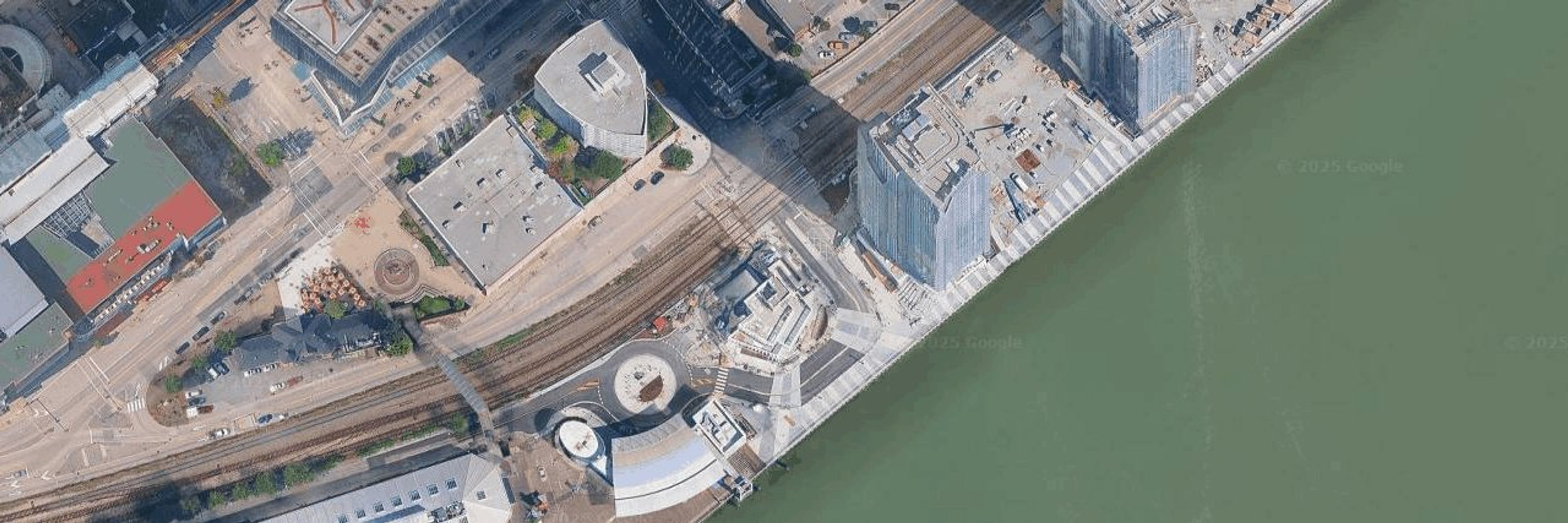 Pier West aerial view