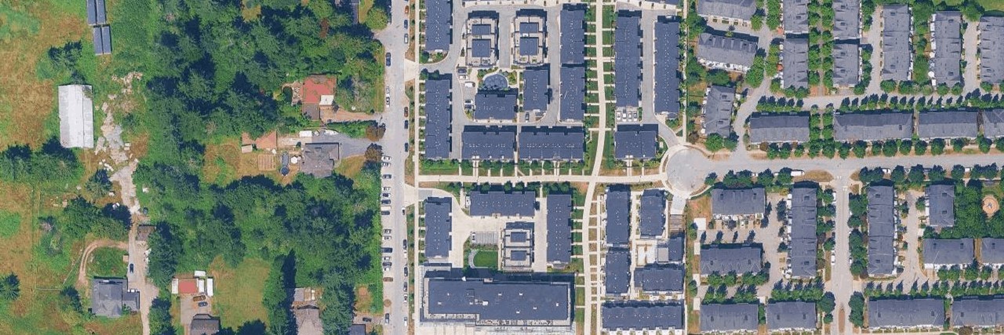 The Corners aerial view