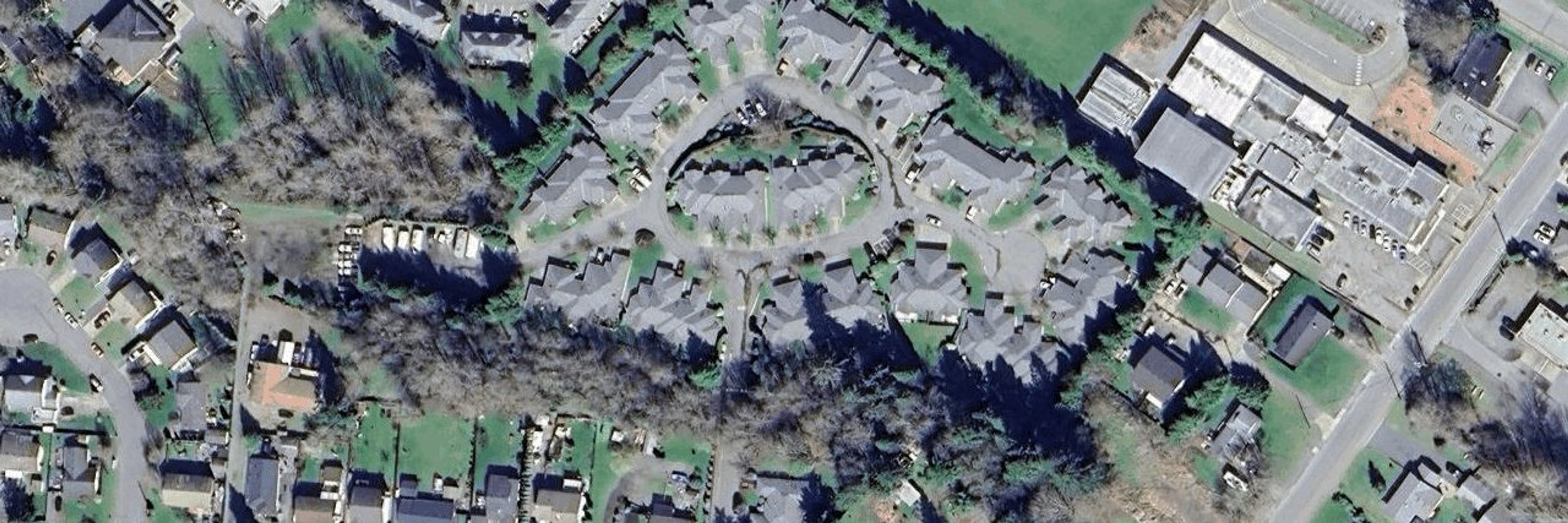 Pacific Meadows aerial view
