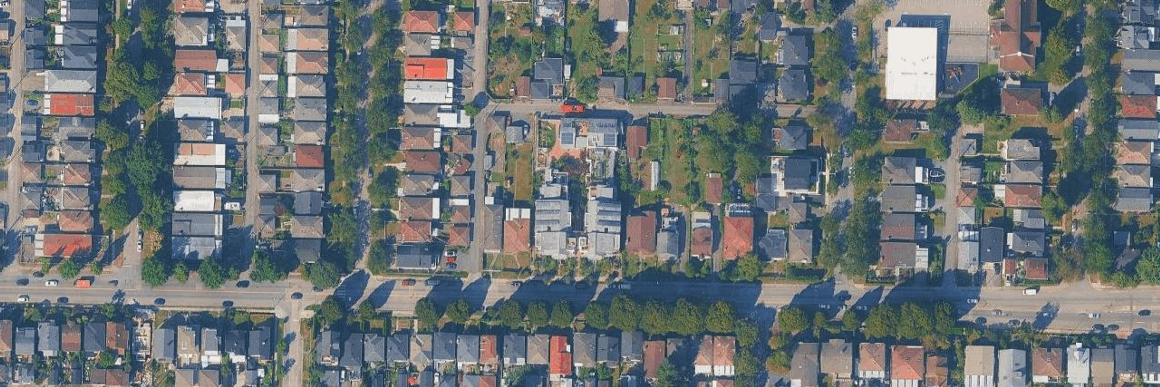 Vancouver Cohousing aerial view