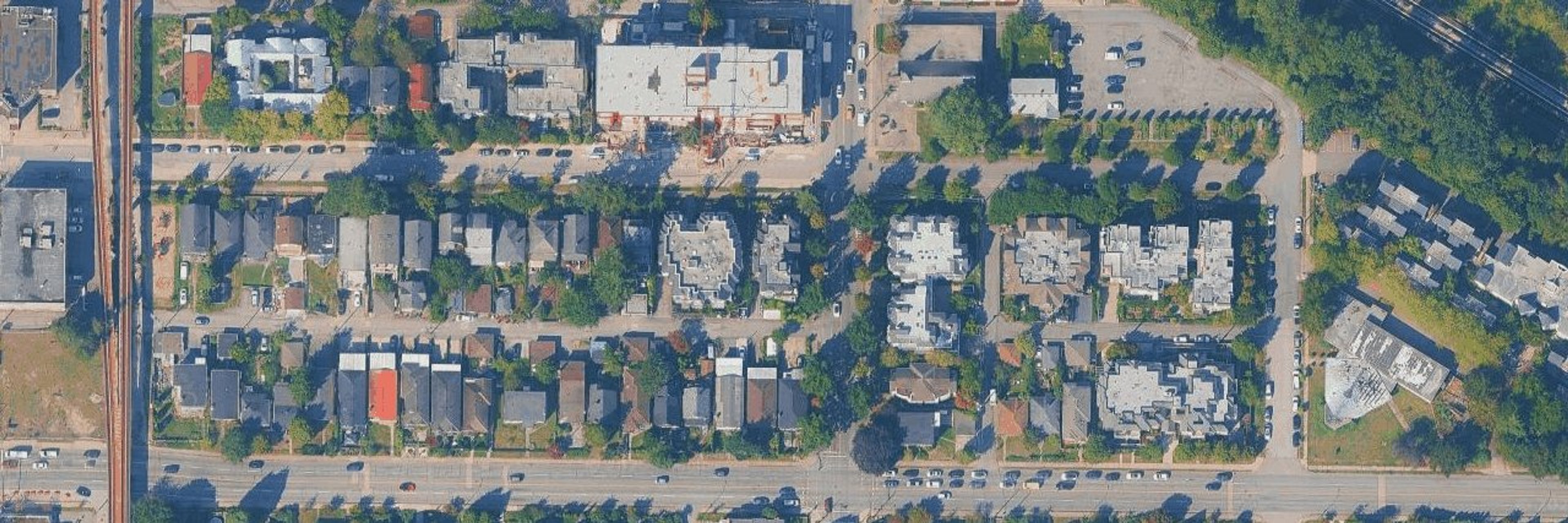 Victoria Court aerial view