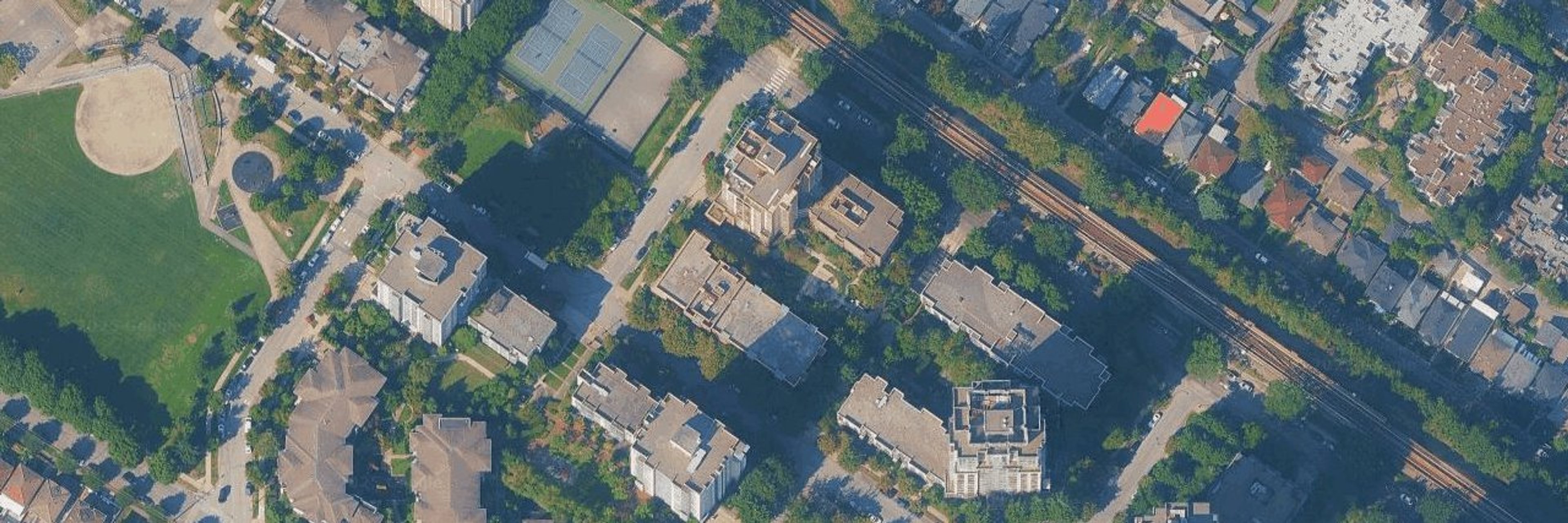 Emerald Place aerial view
