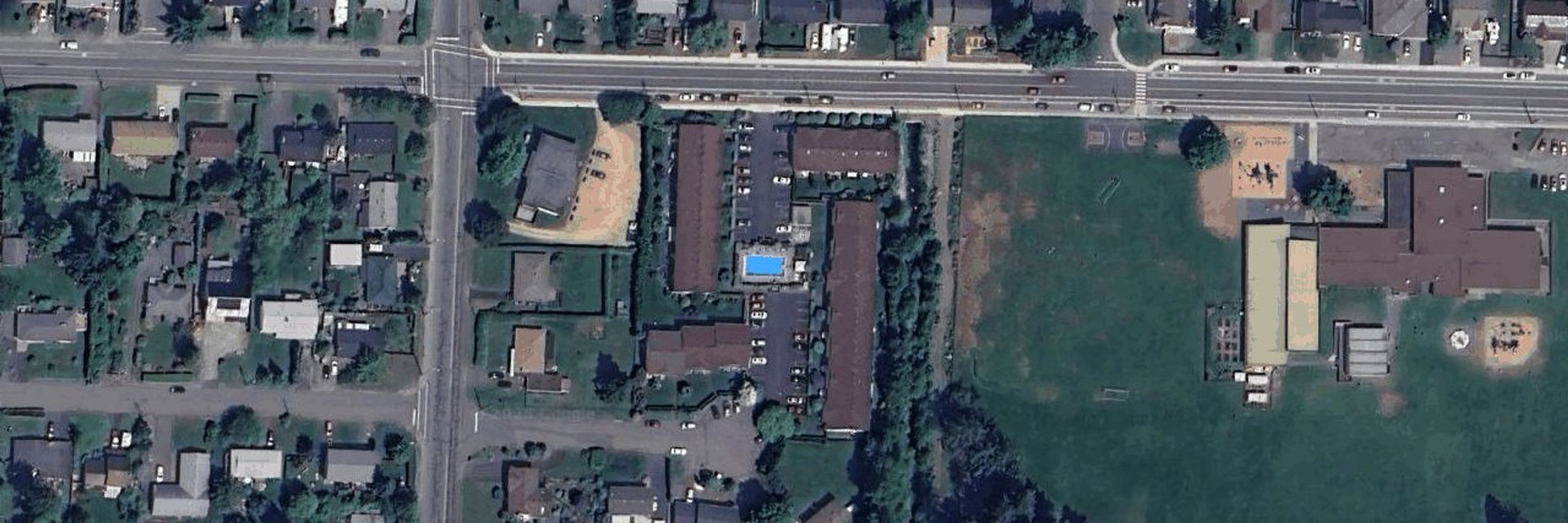 Brook Place aerial view