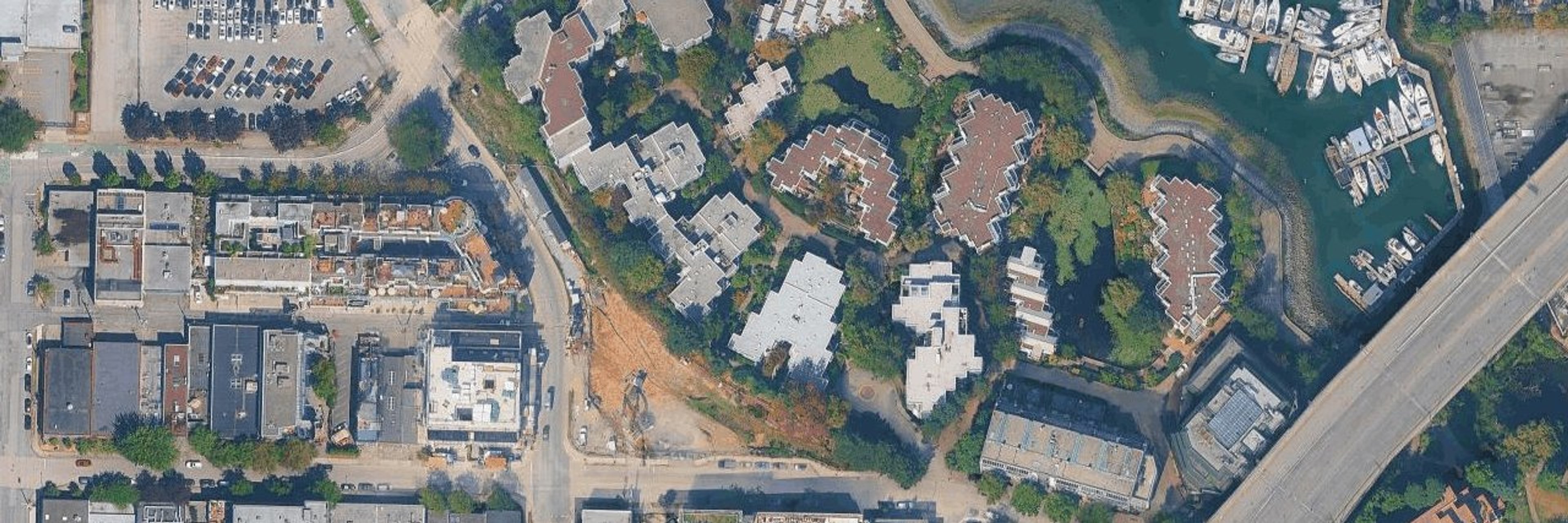 Mariner's Walk aerial view
