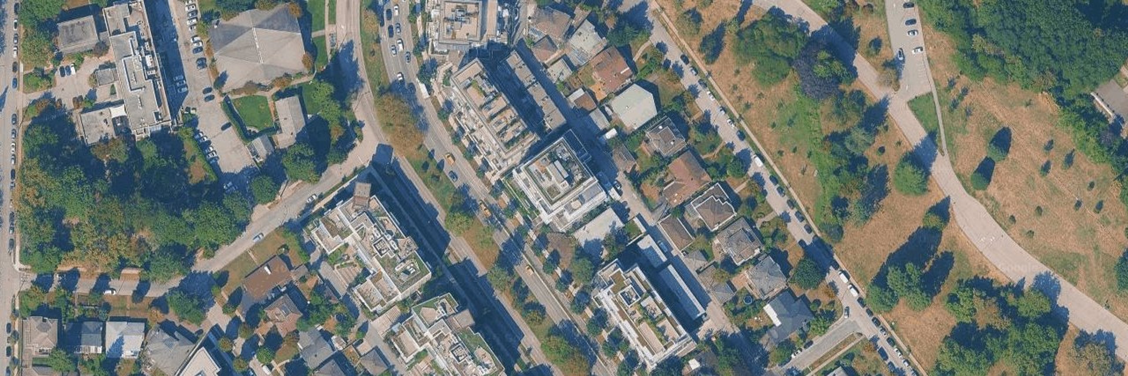 Hawthorne aerial view