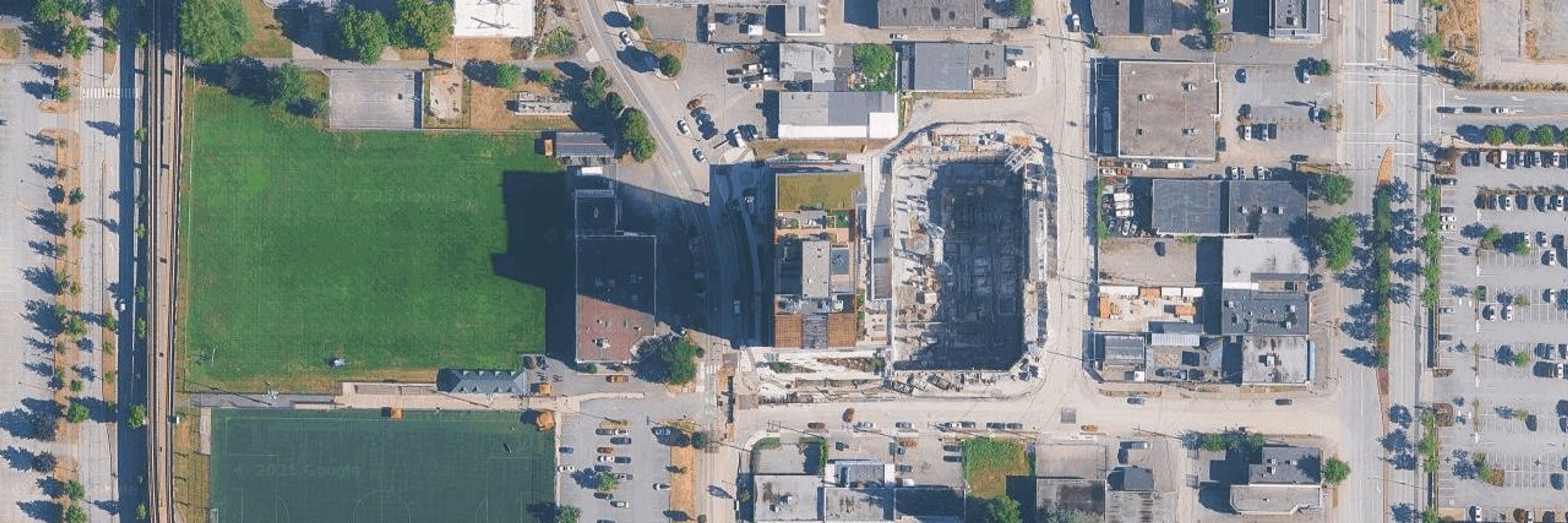 Parc Centrale aerial view