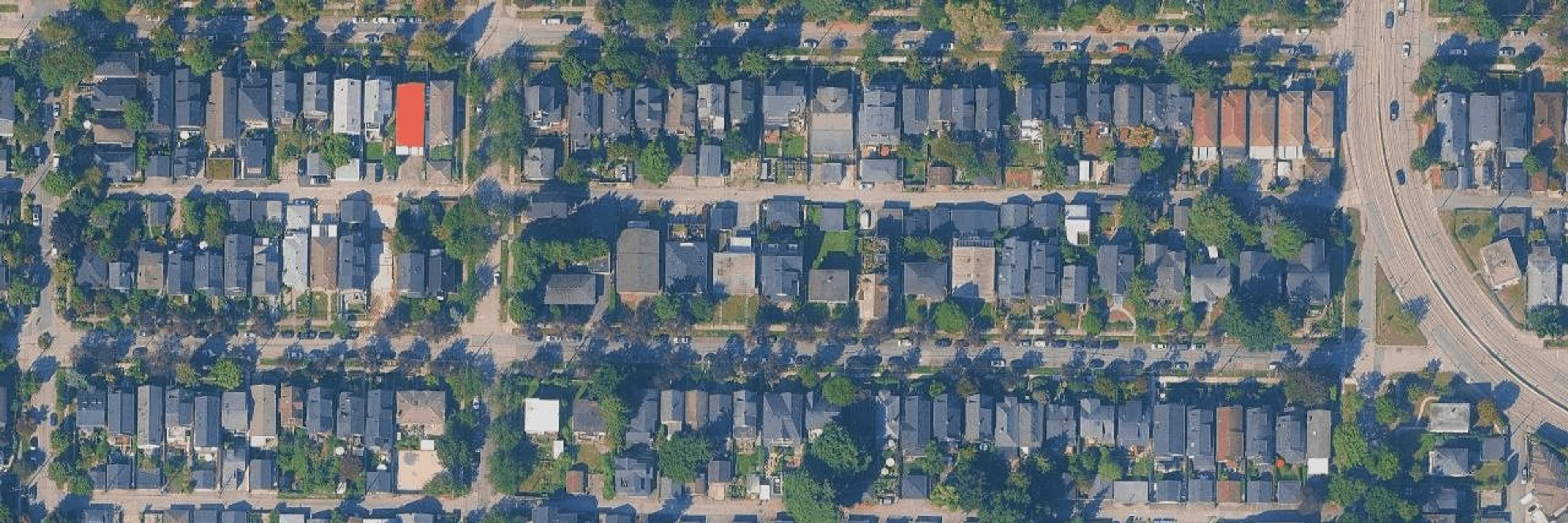 Fraser & Charles Dickens aerial view