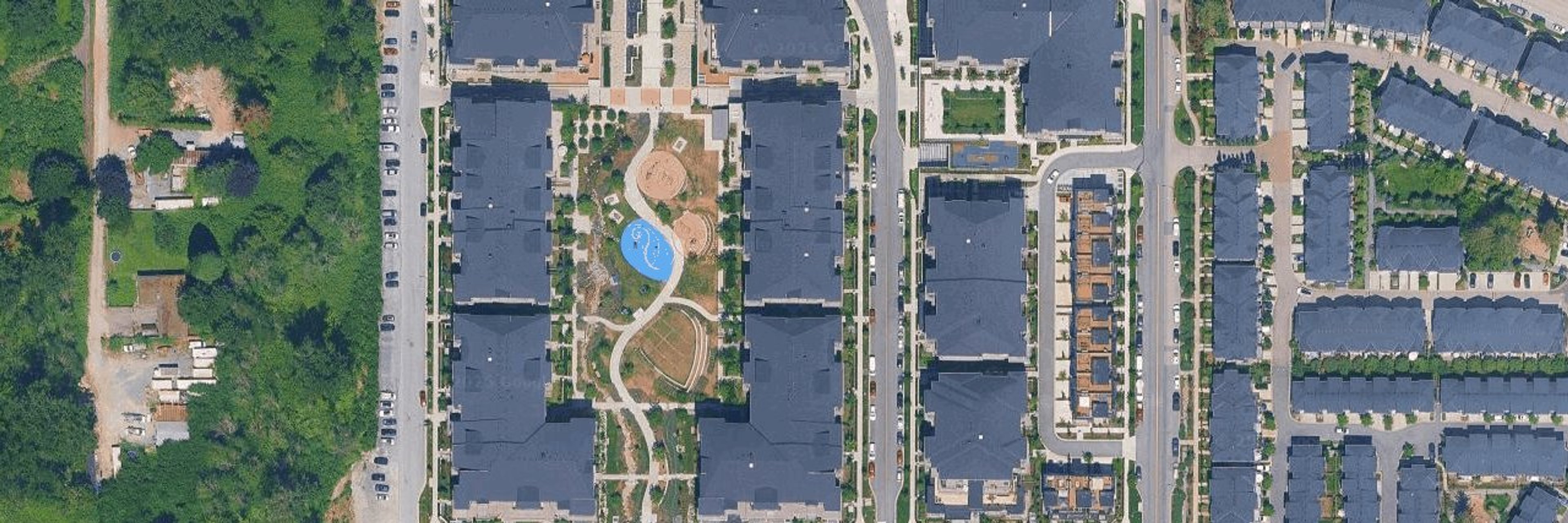 Yorkson Park aerial view
