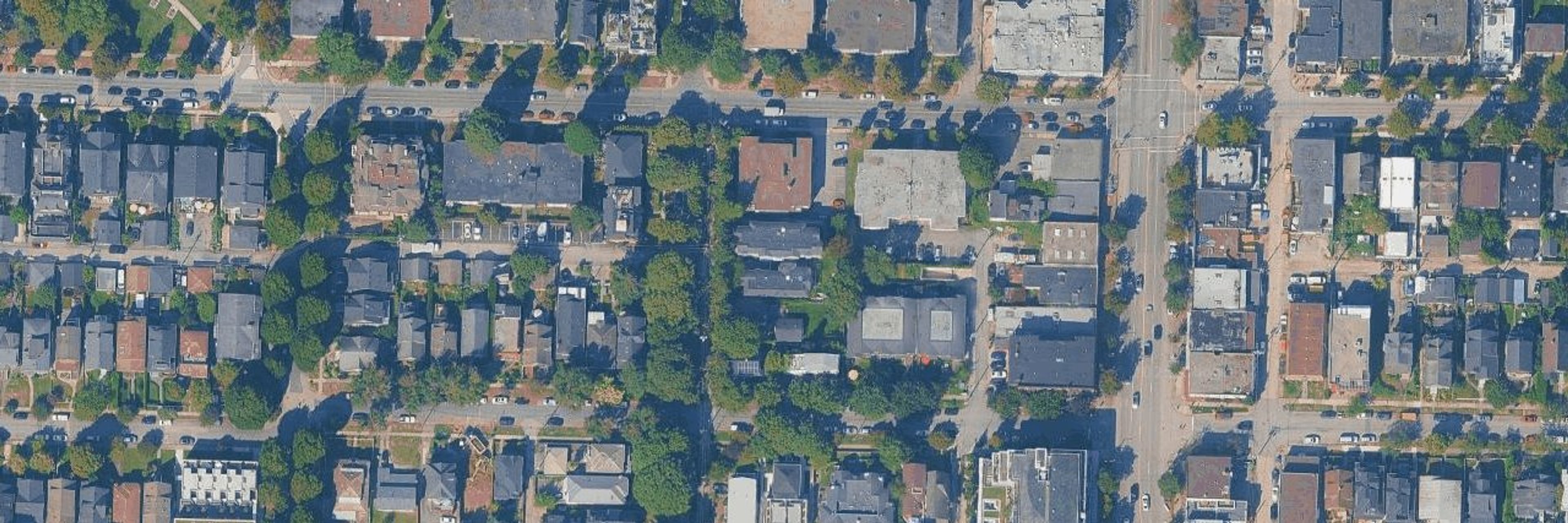 The Maples aerial view