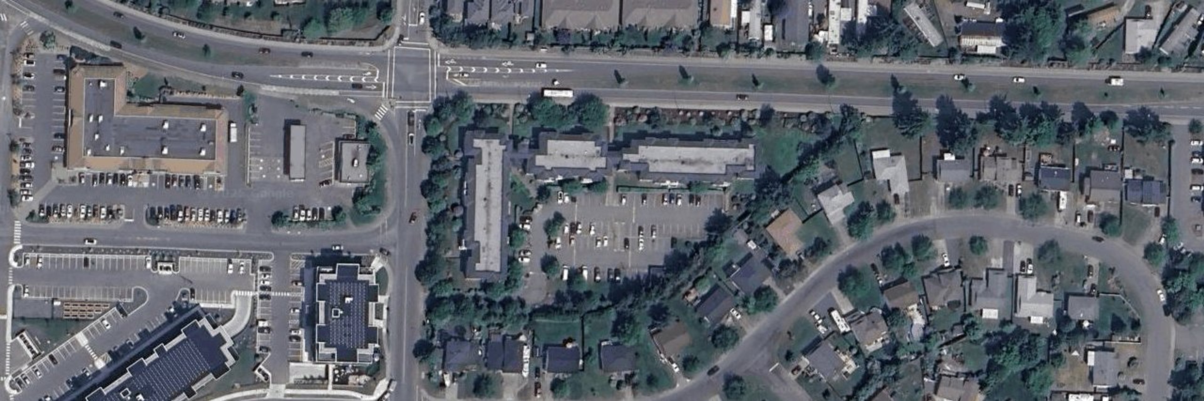 Aspen Court aerial view