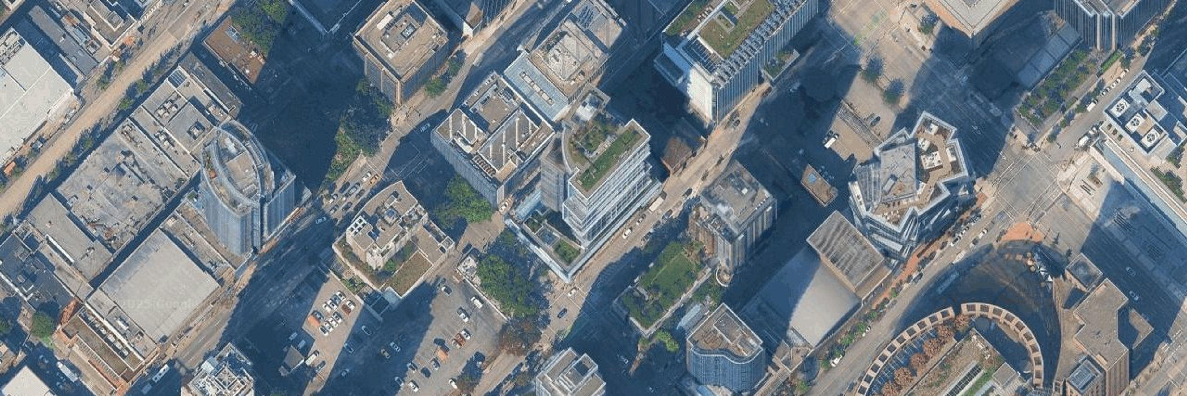 Telus Gardens aerial view