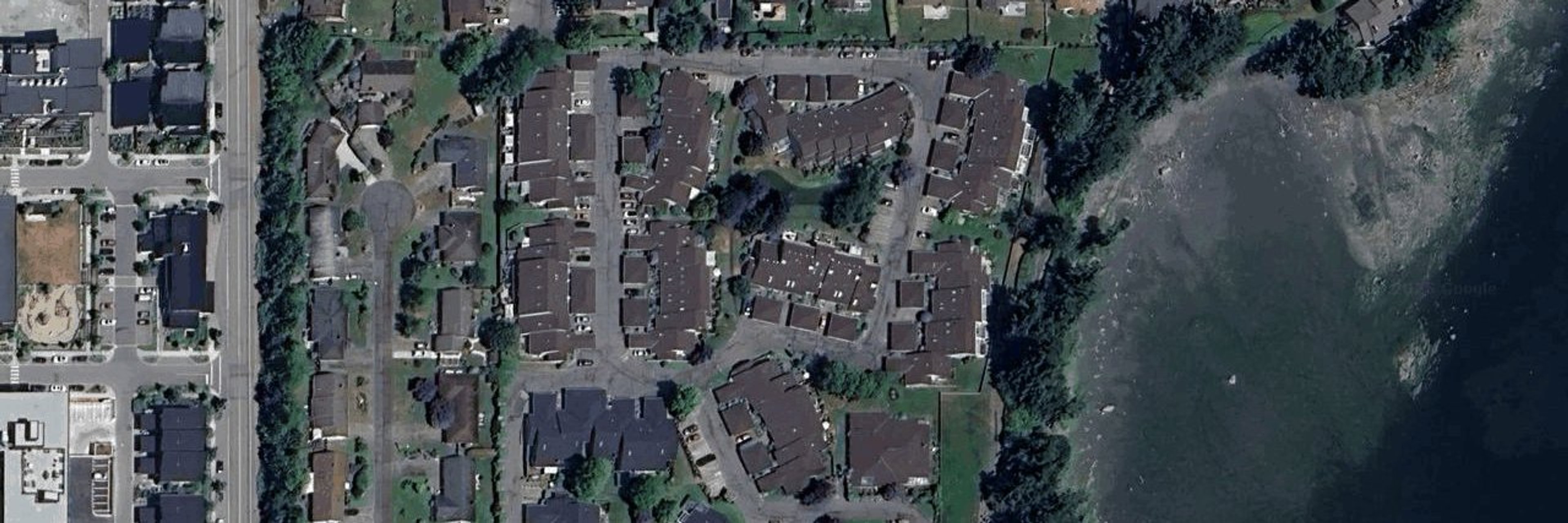 Water's Edge Village aerial view