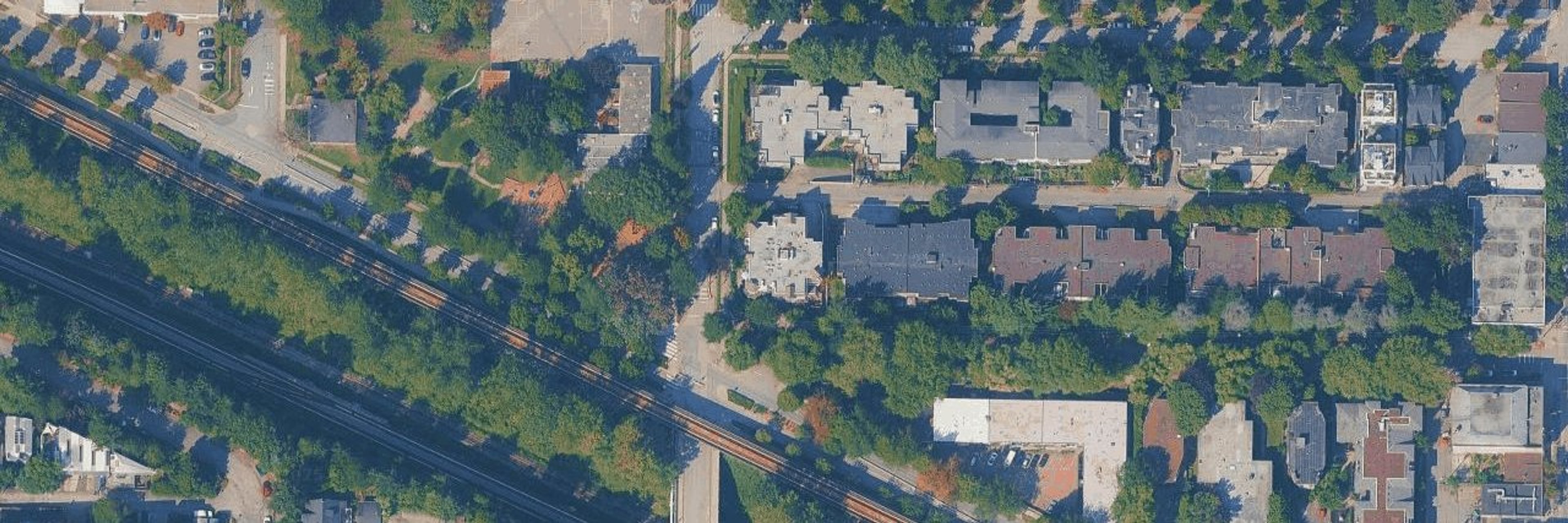 Woodland Terrace aerial view