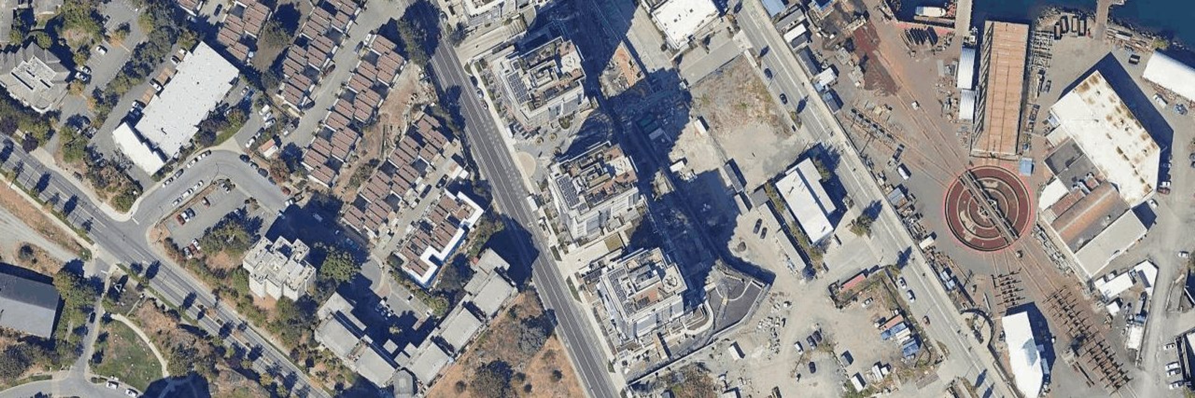 Dockside Green aerial view