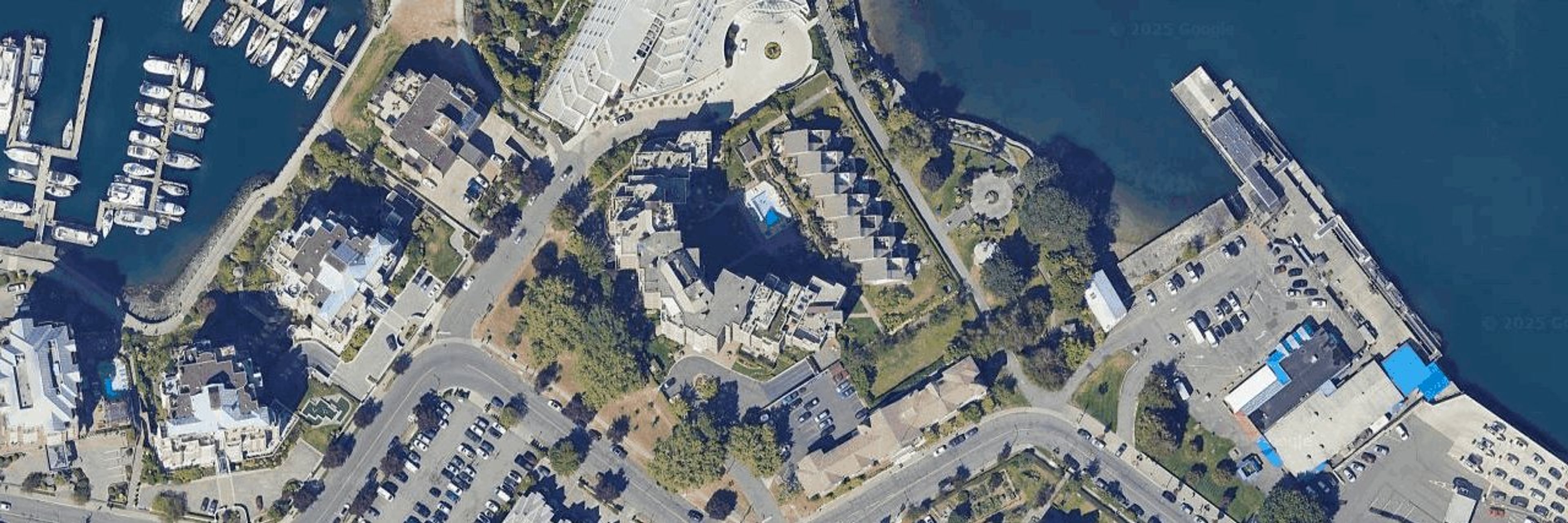 Laurel Point aerial view