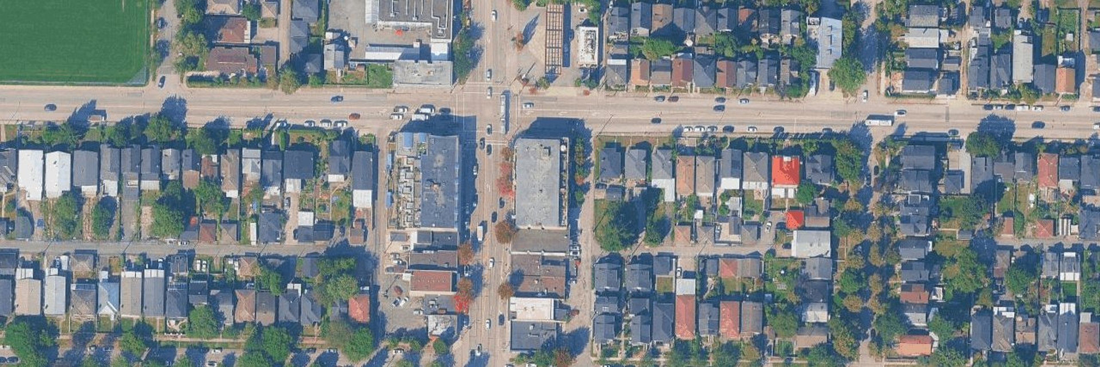 The Manolia aerial view