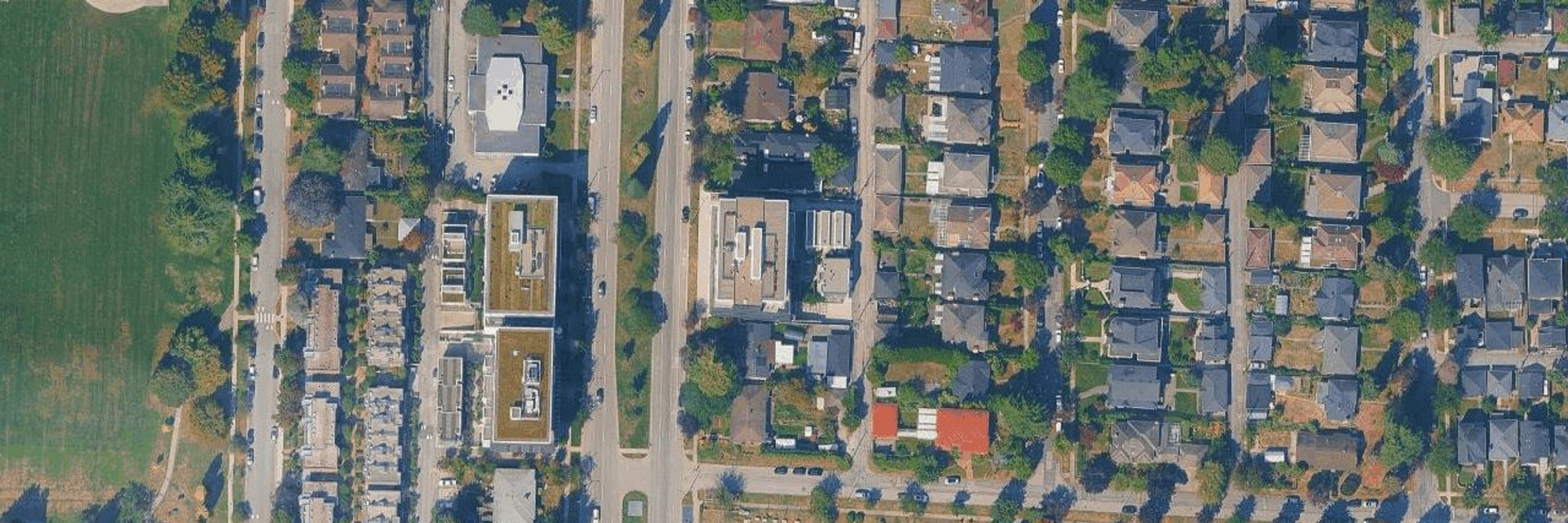 Park Station aerial view