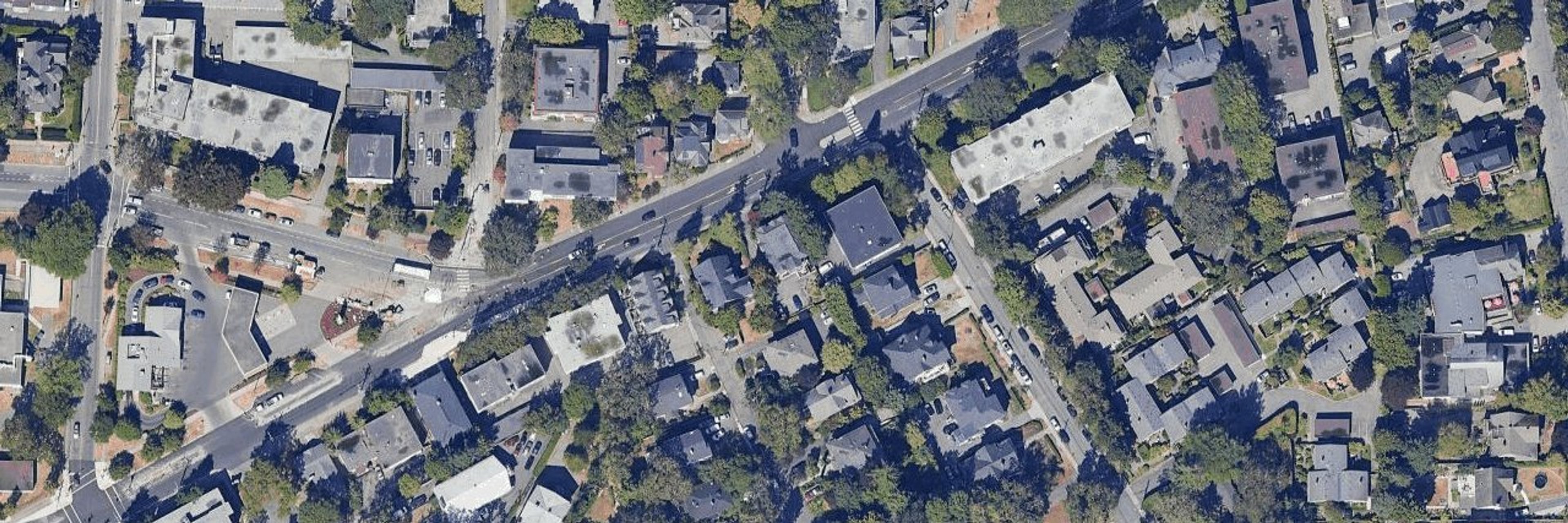 Hillcrest House aerial view