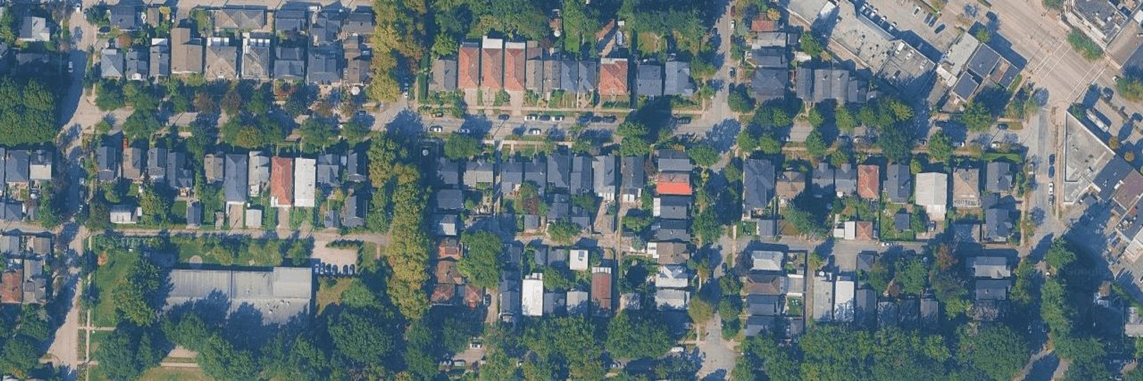 Glen Park Village aerial view