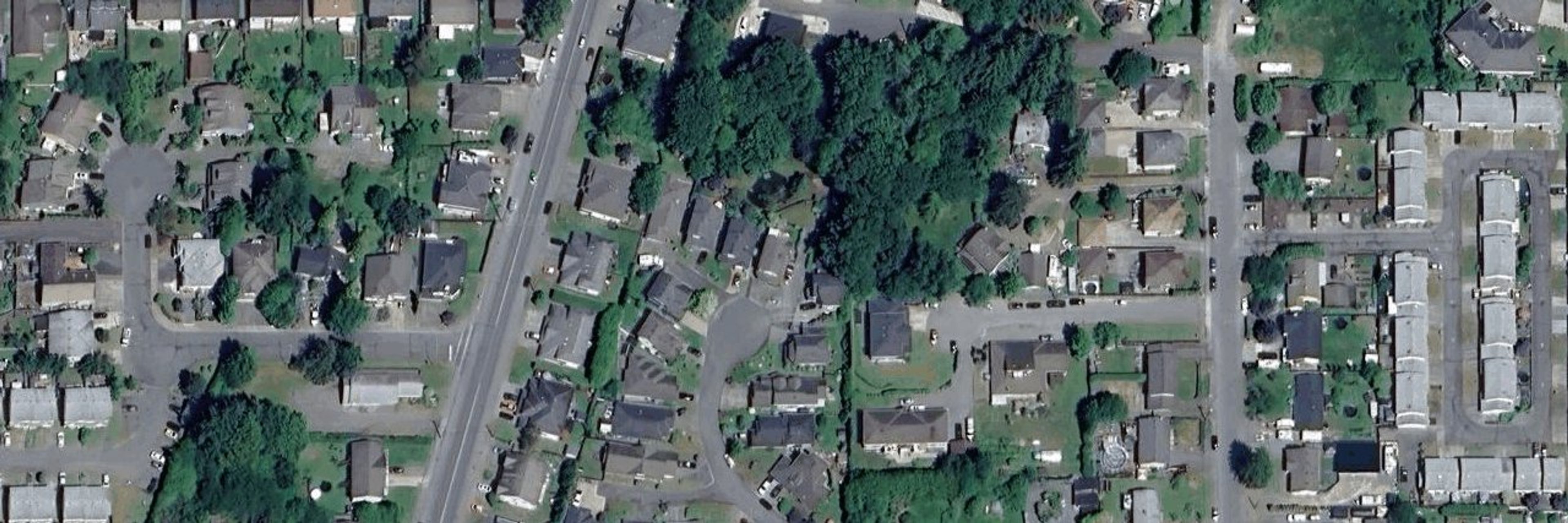 Brookside Gates aerial view
