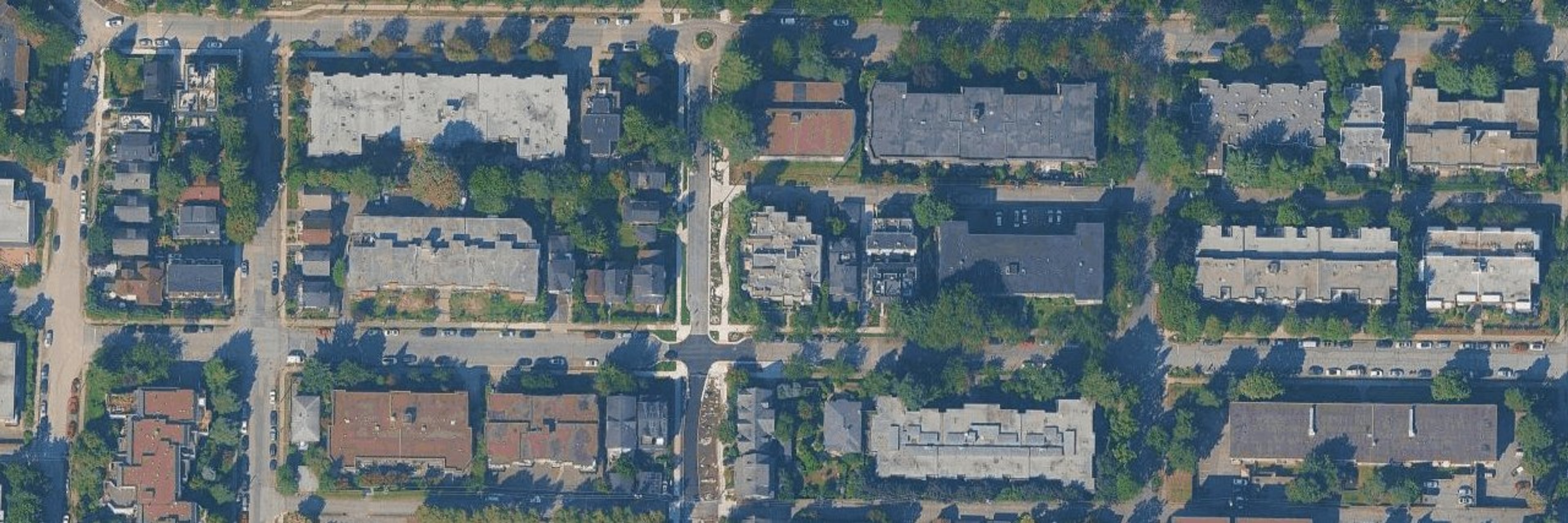 St. Georges Place aerial view