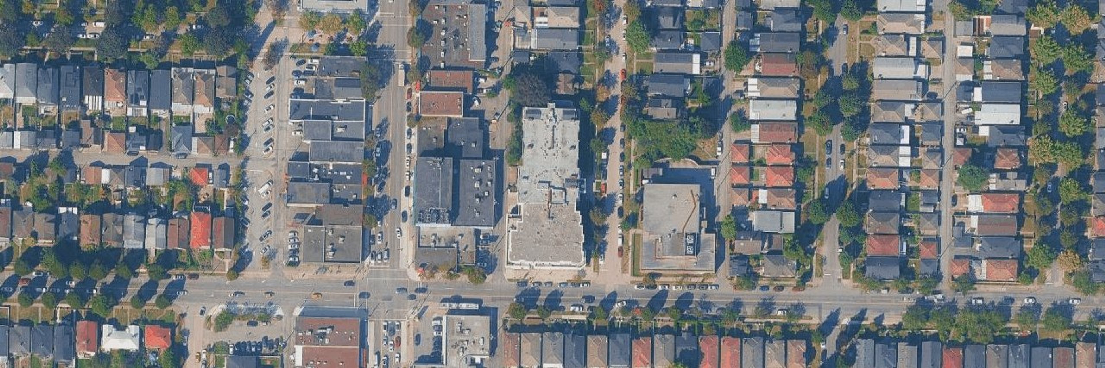Southridge House aerial view