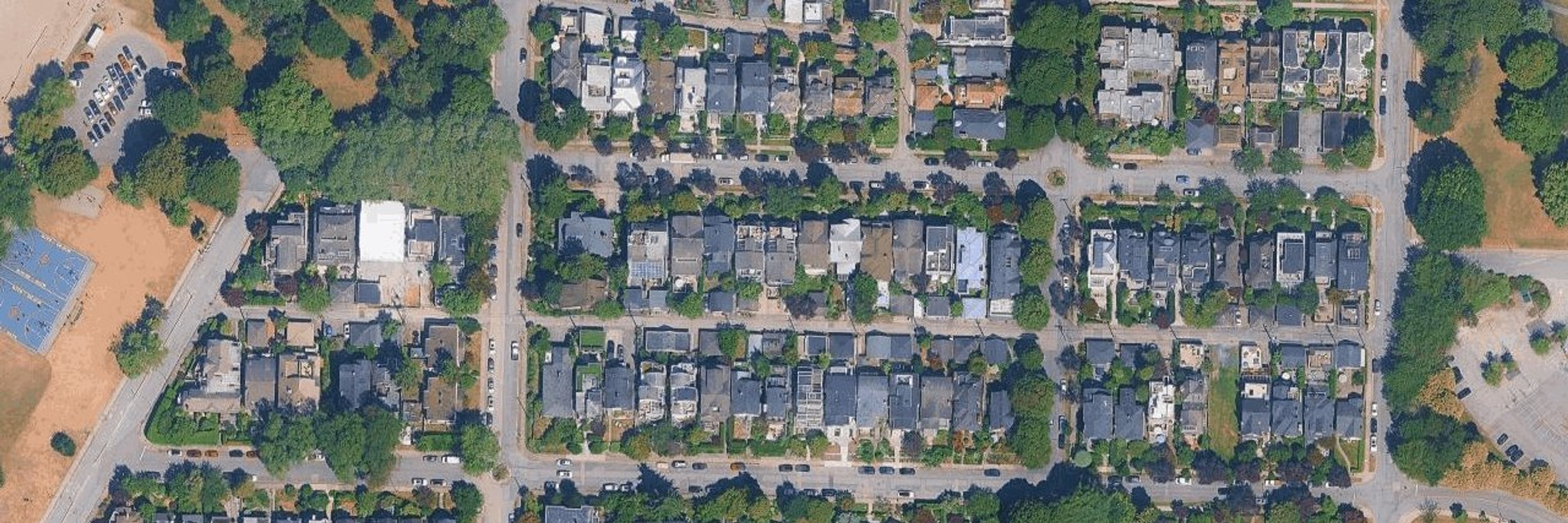Kits Point aerial view