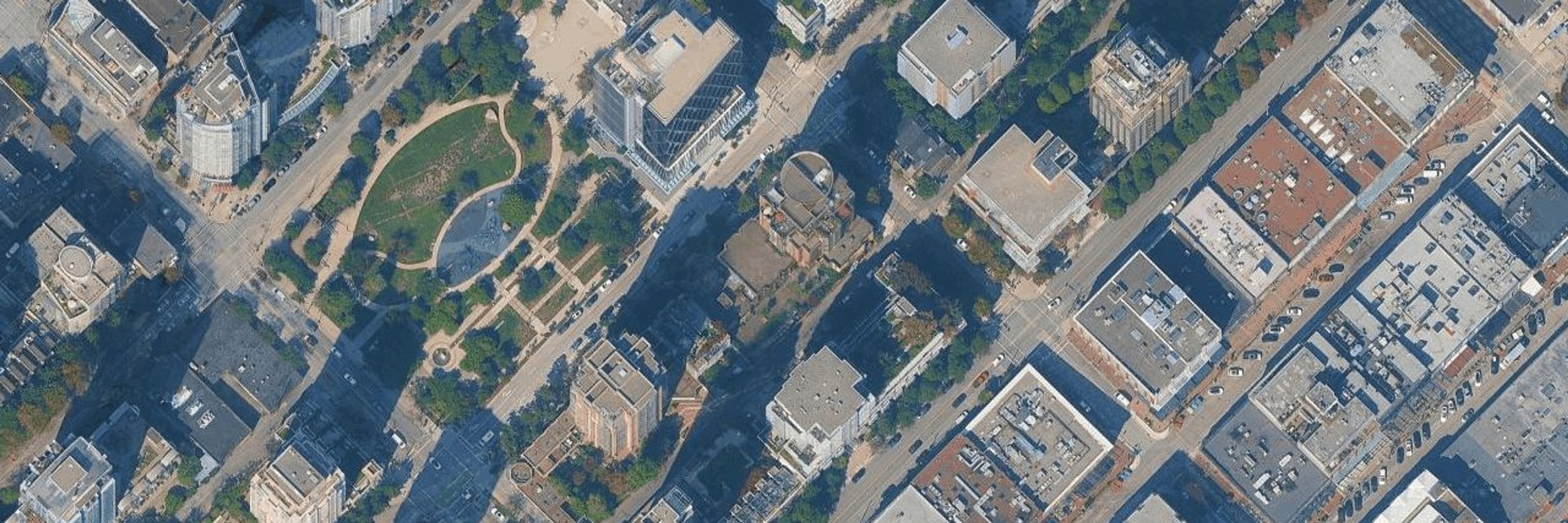 Robinson Tower aerial view