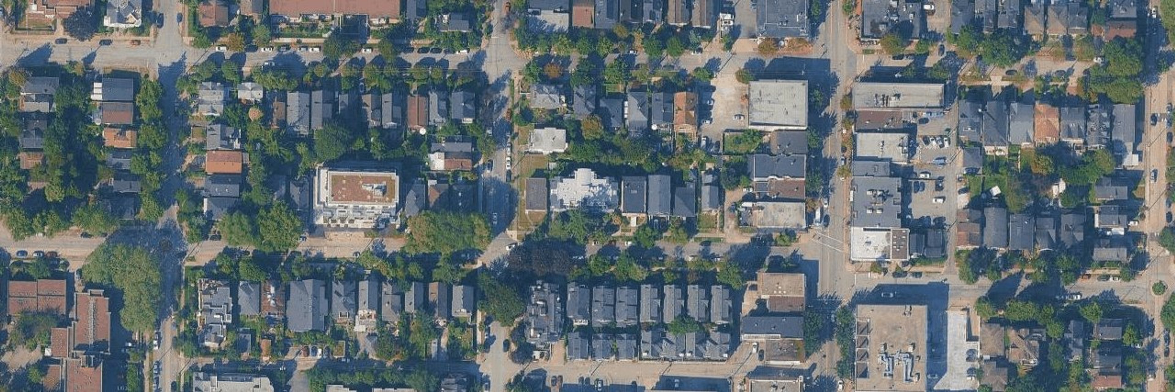 Evergreen Place aerial view