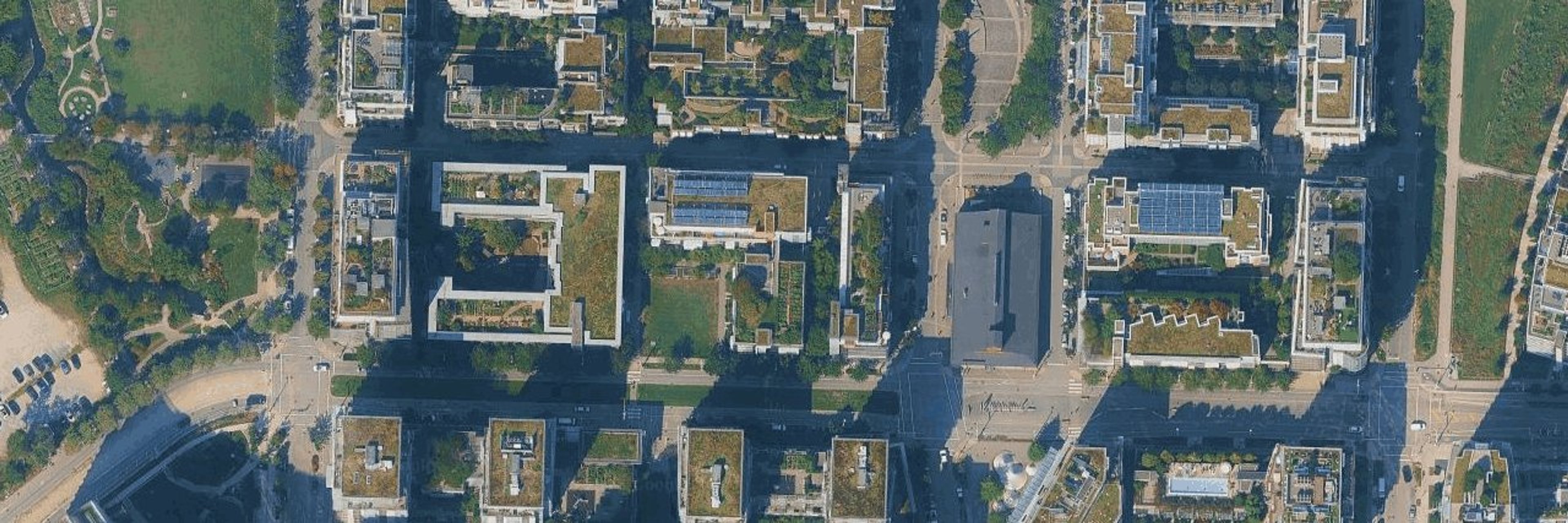 Compass aerial view