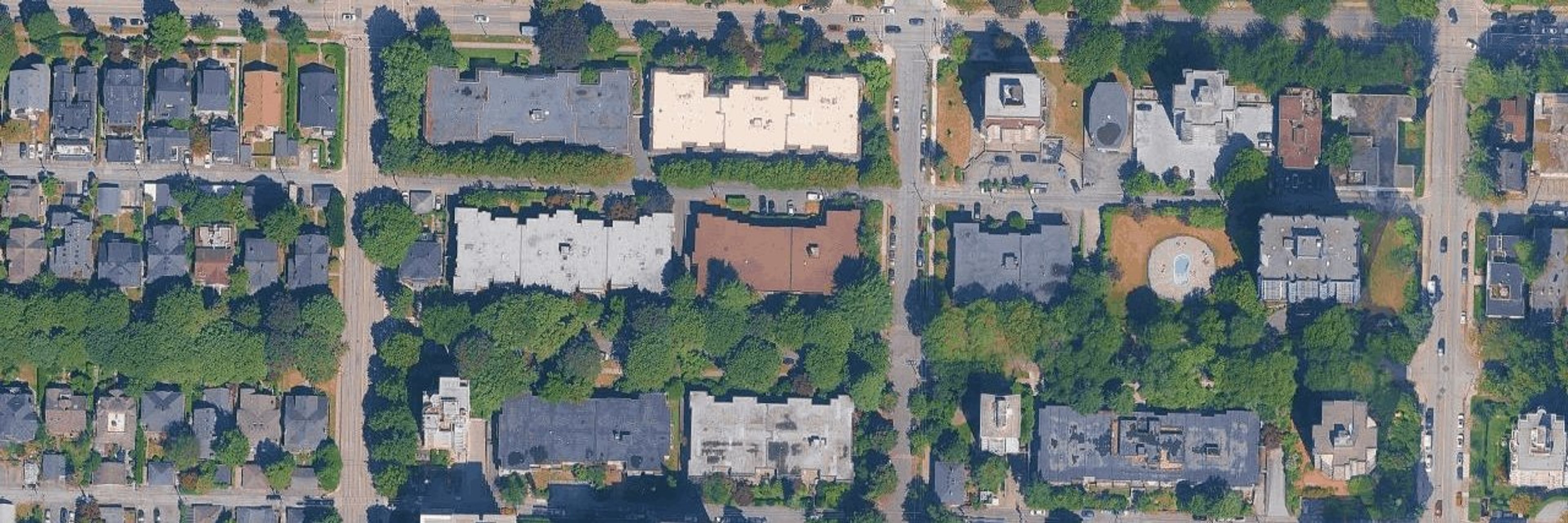 Princeton Manor aerial view