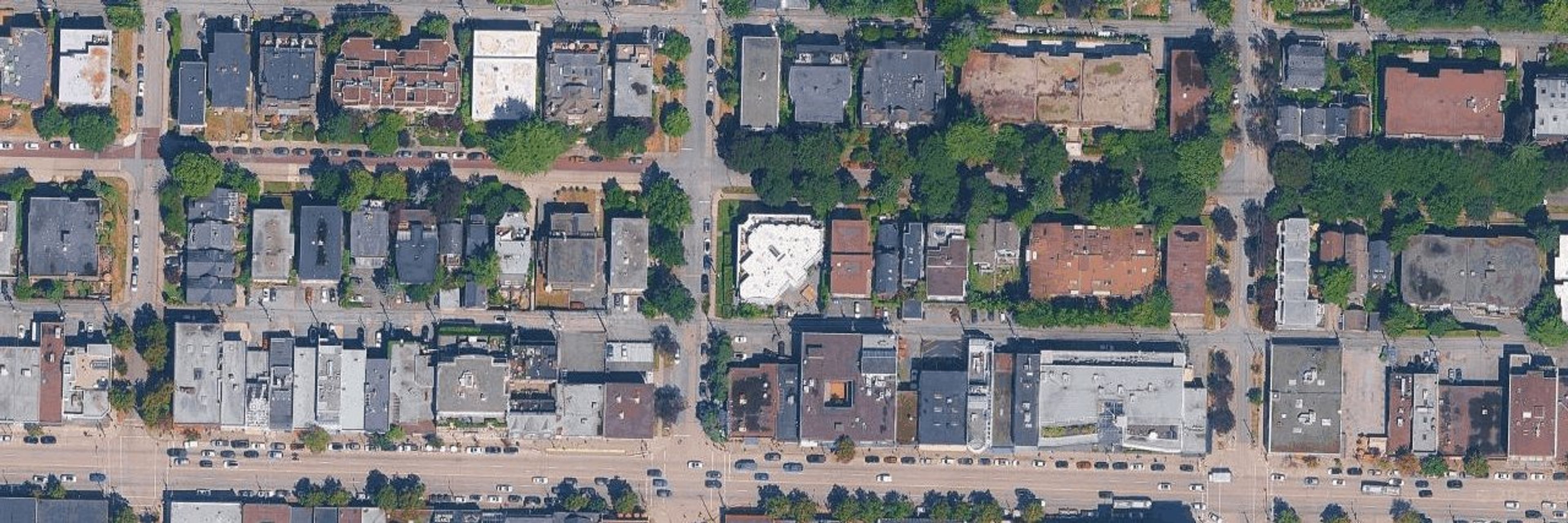 The Maples aerial view