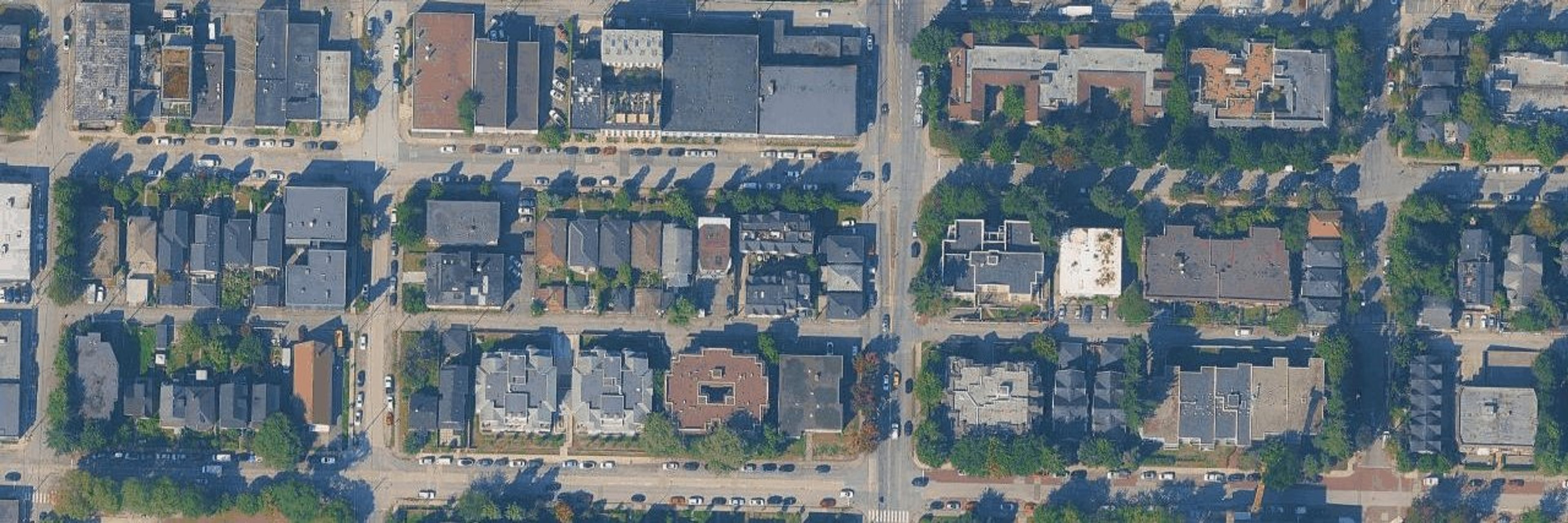 Pender Place aerial view