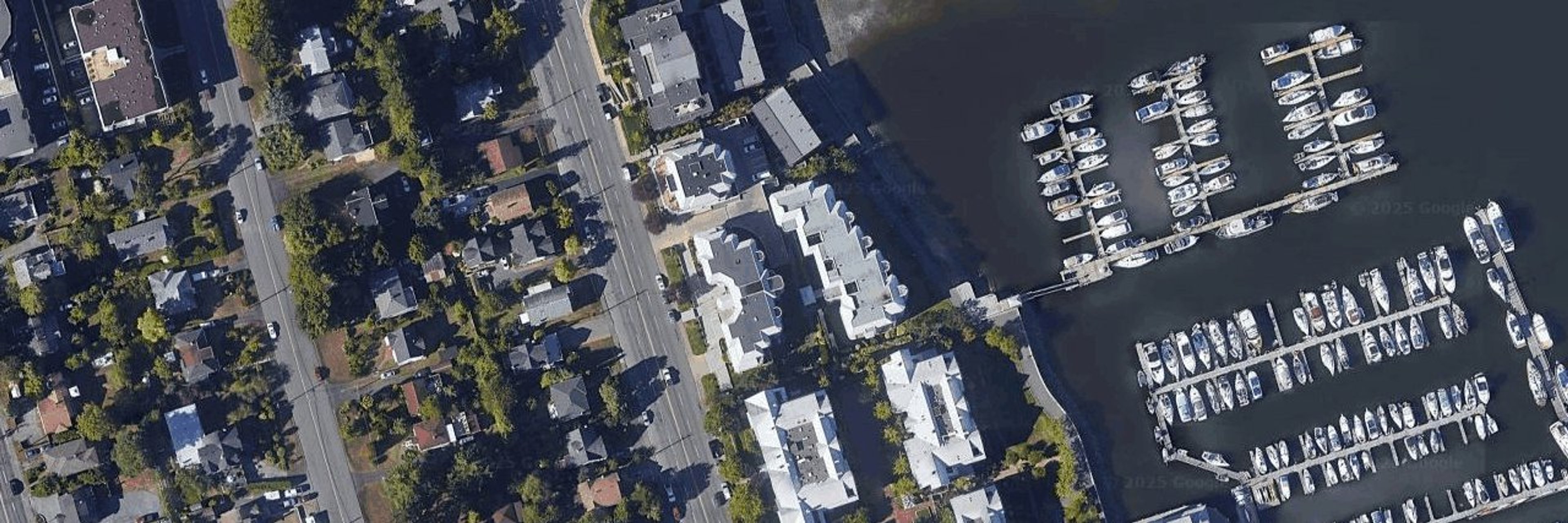 Channel View aerial view
